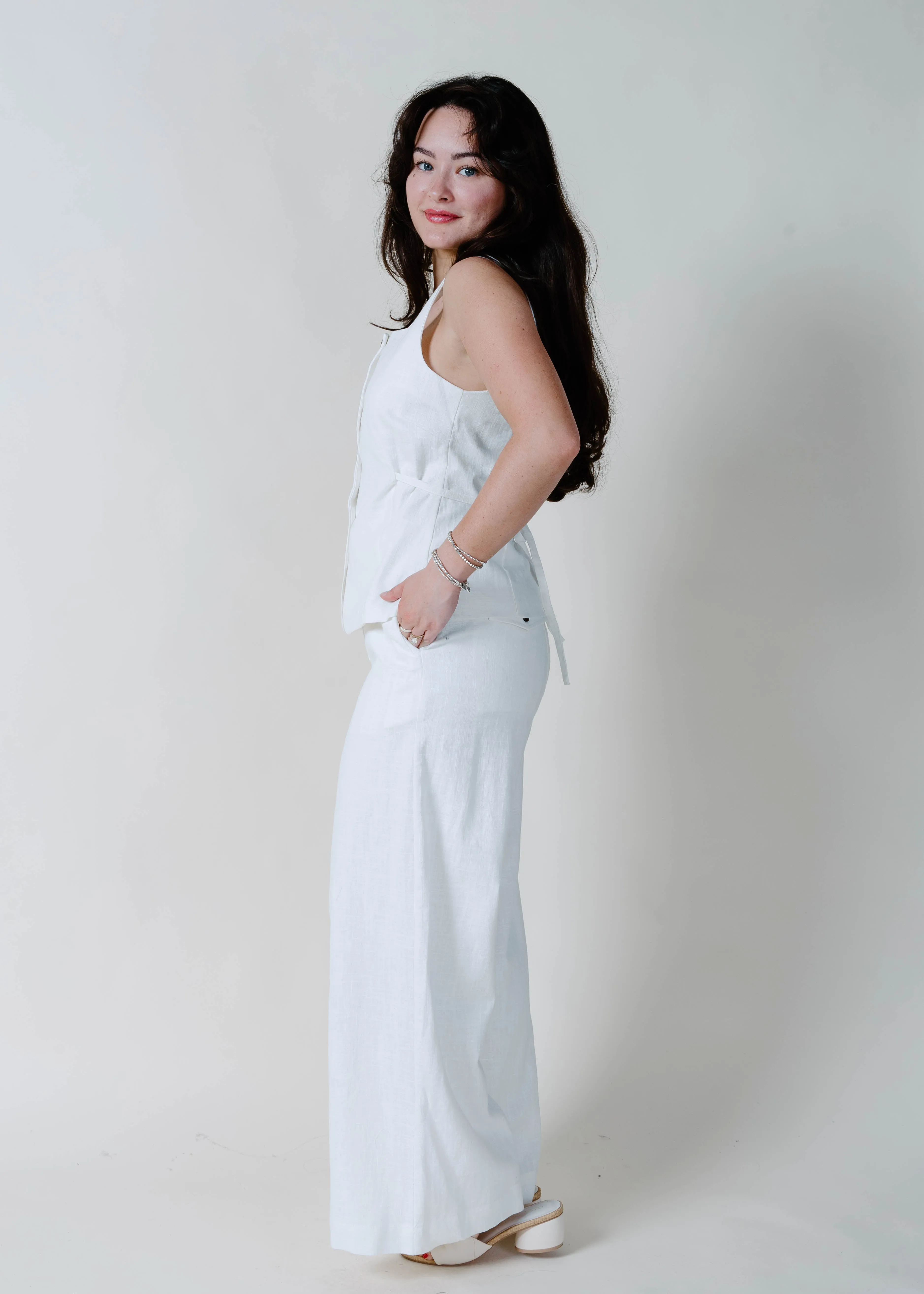 The Milo Pants - White sold by Vinnie Louise product image thumbnail 4