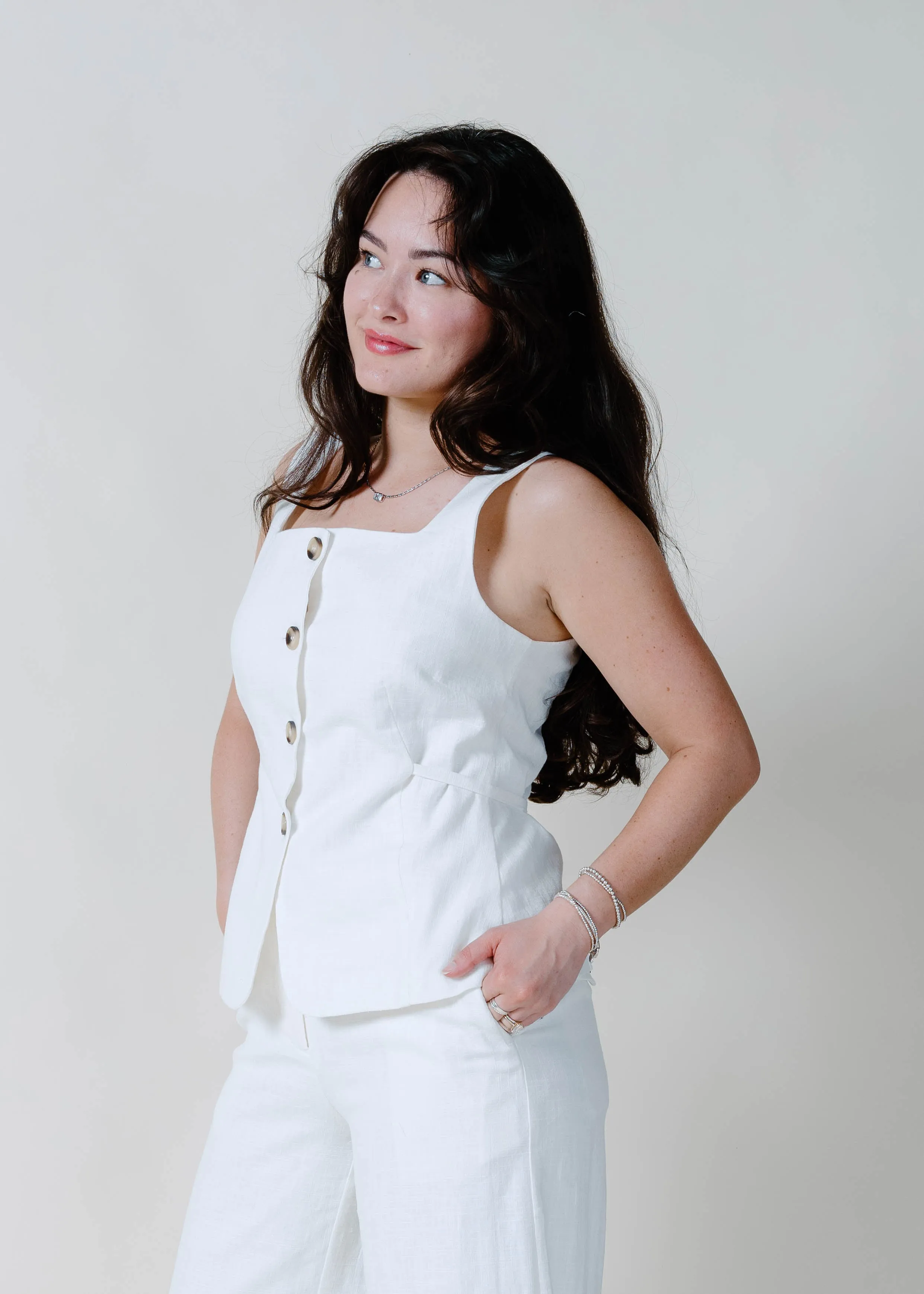 The Milo Top - White sold by Vinnie Louise product image thumbnail 5