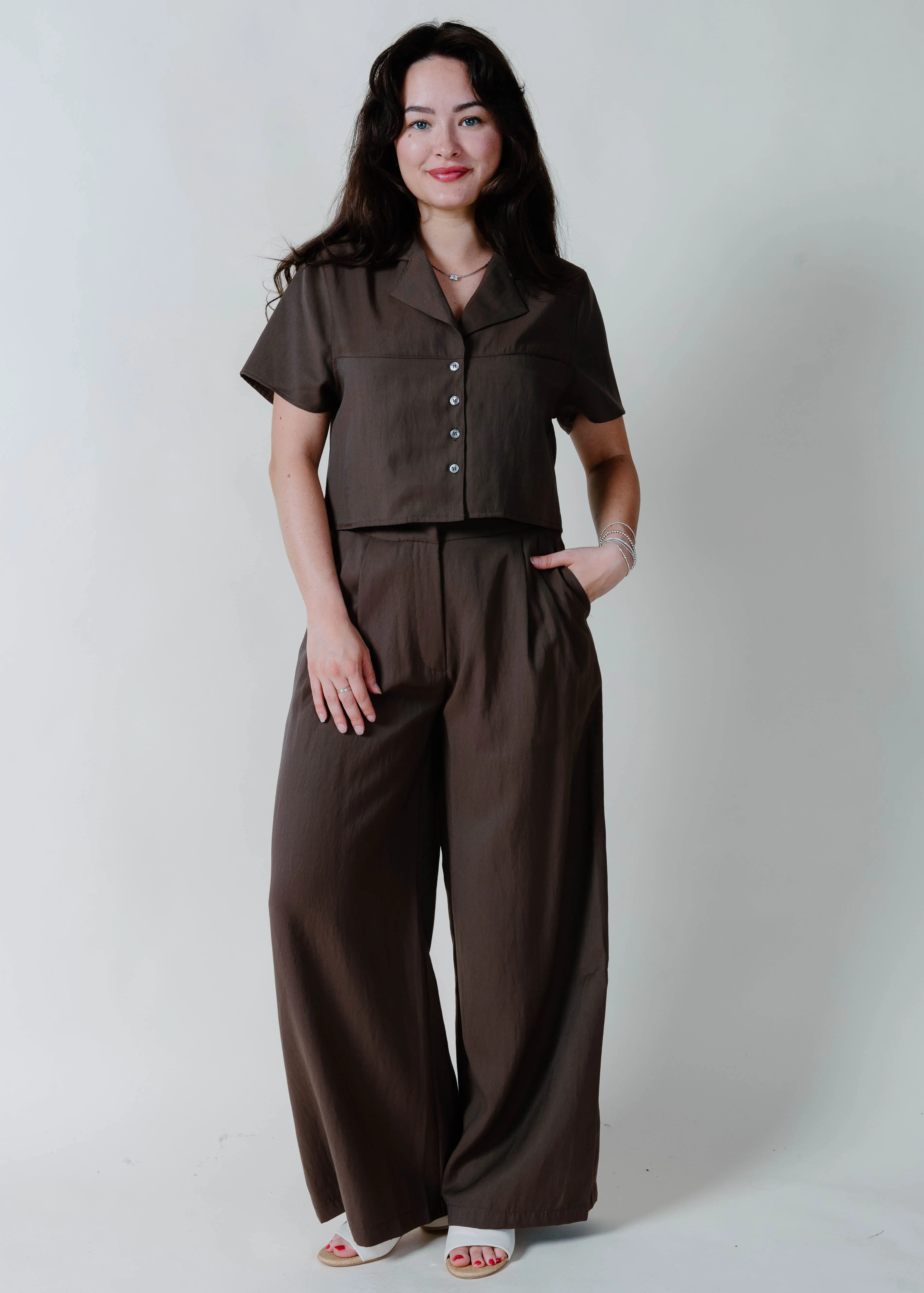 The Rowan Top - Brown sold by Vinnie Louise product image thumbnail 2