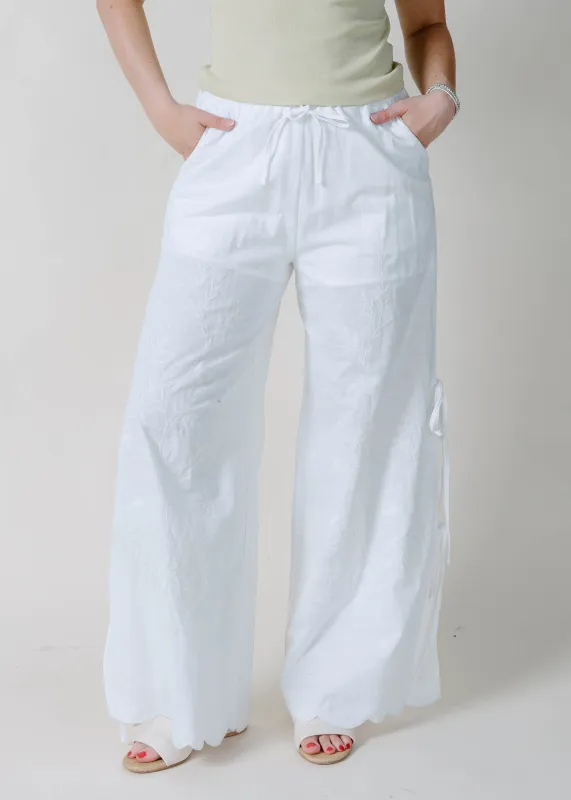 The Mary Ellen Pants - Off White made by mioumuse