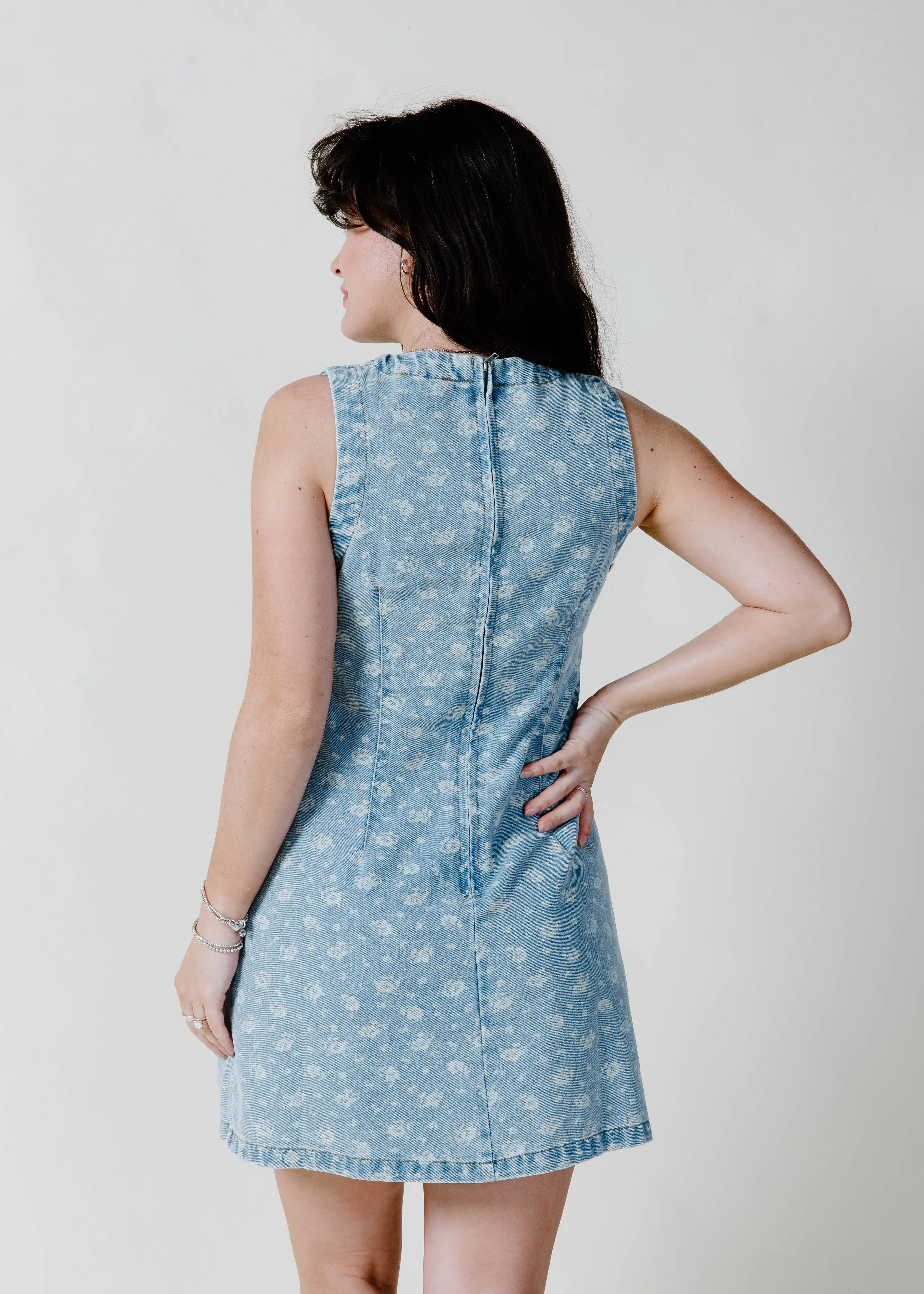 Maizy Denim Mini Dress sold by Vinnie Louise product image thumbnail 5