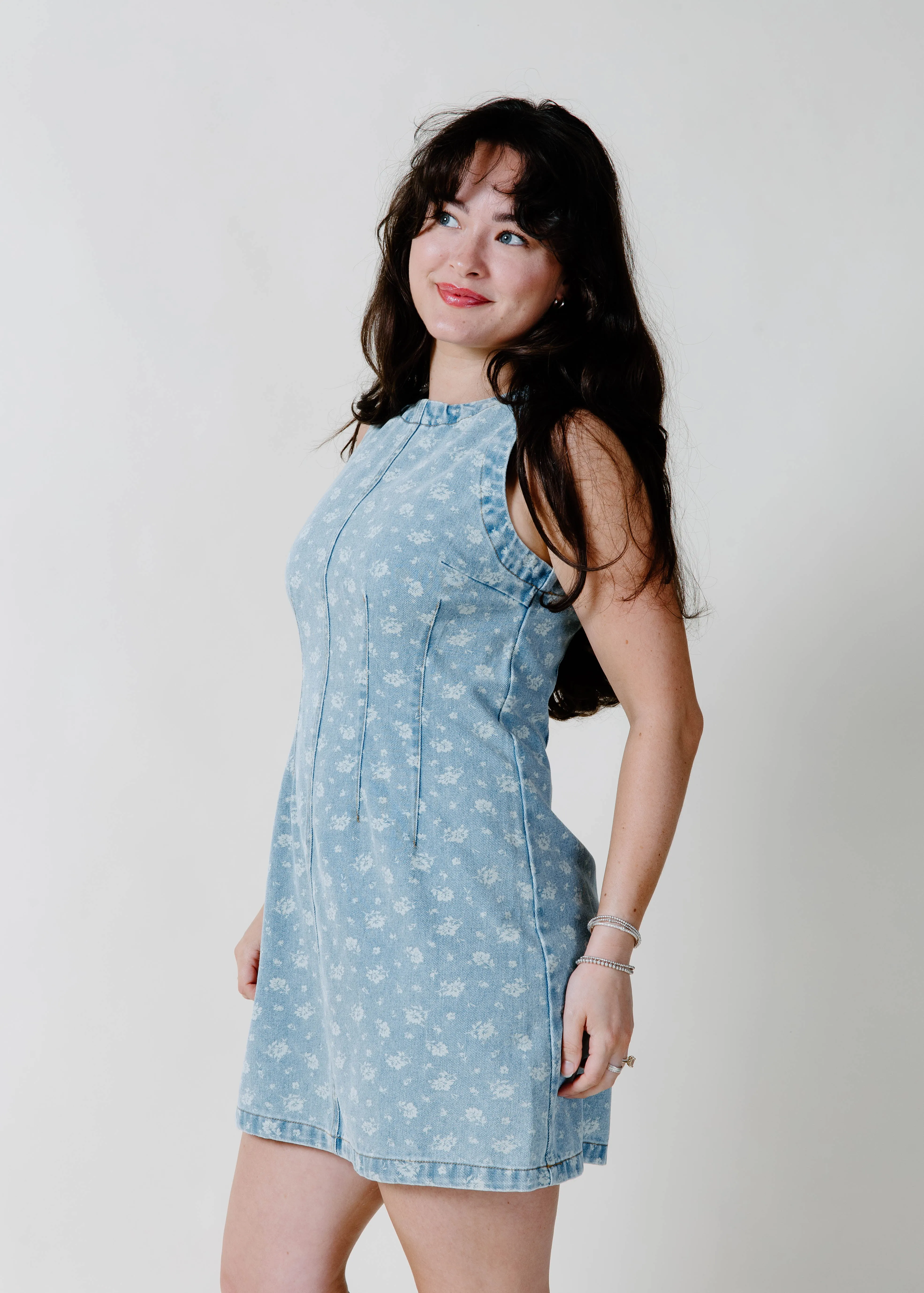 Maizy Denim Mini Dress sold by Vinnie Louise product image thumbnail 3