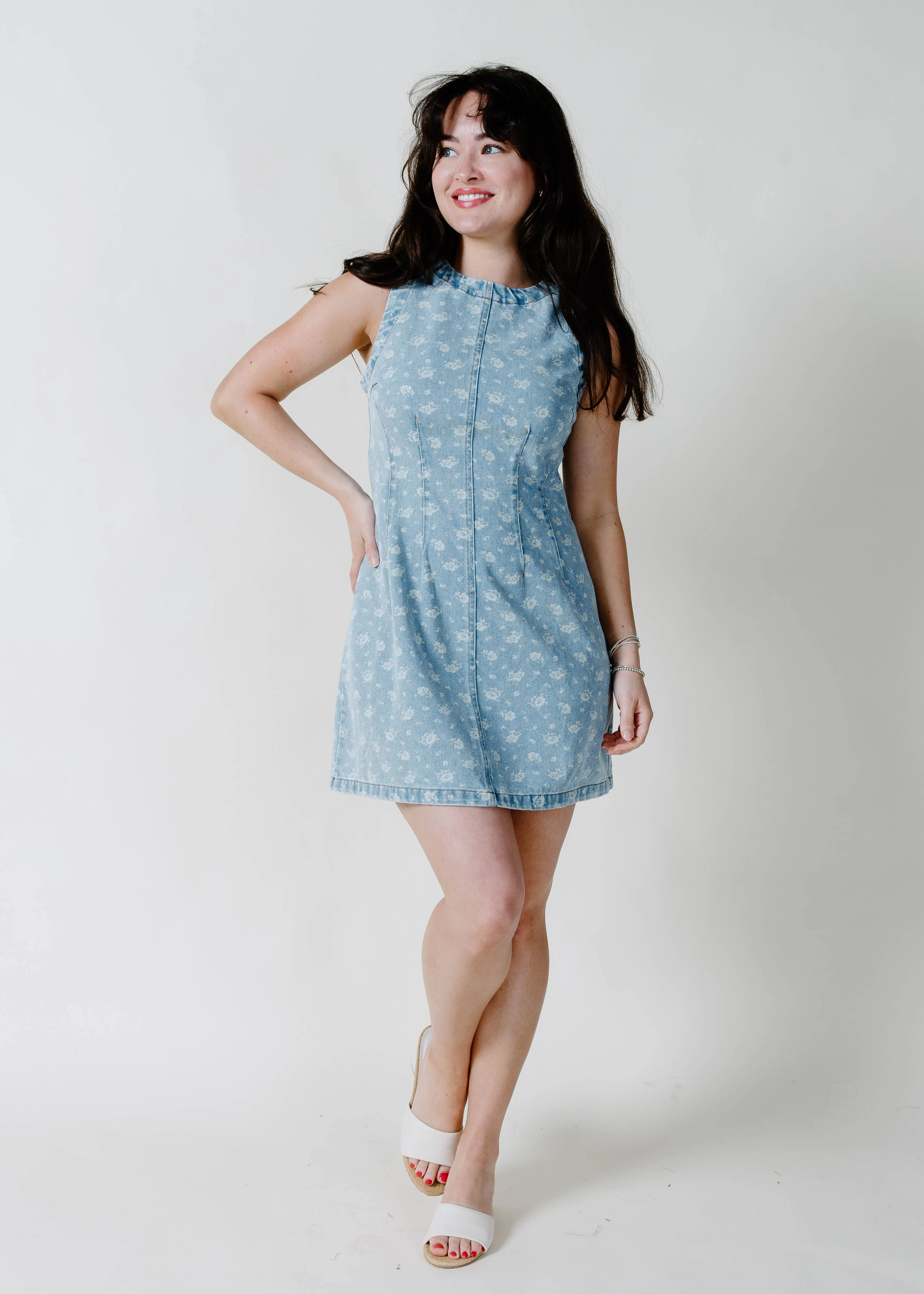 Maizy Denim Mini Dress sold by Vinnie Louise