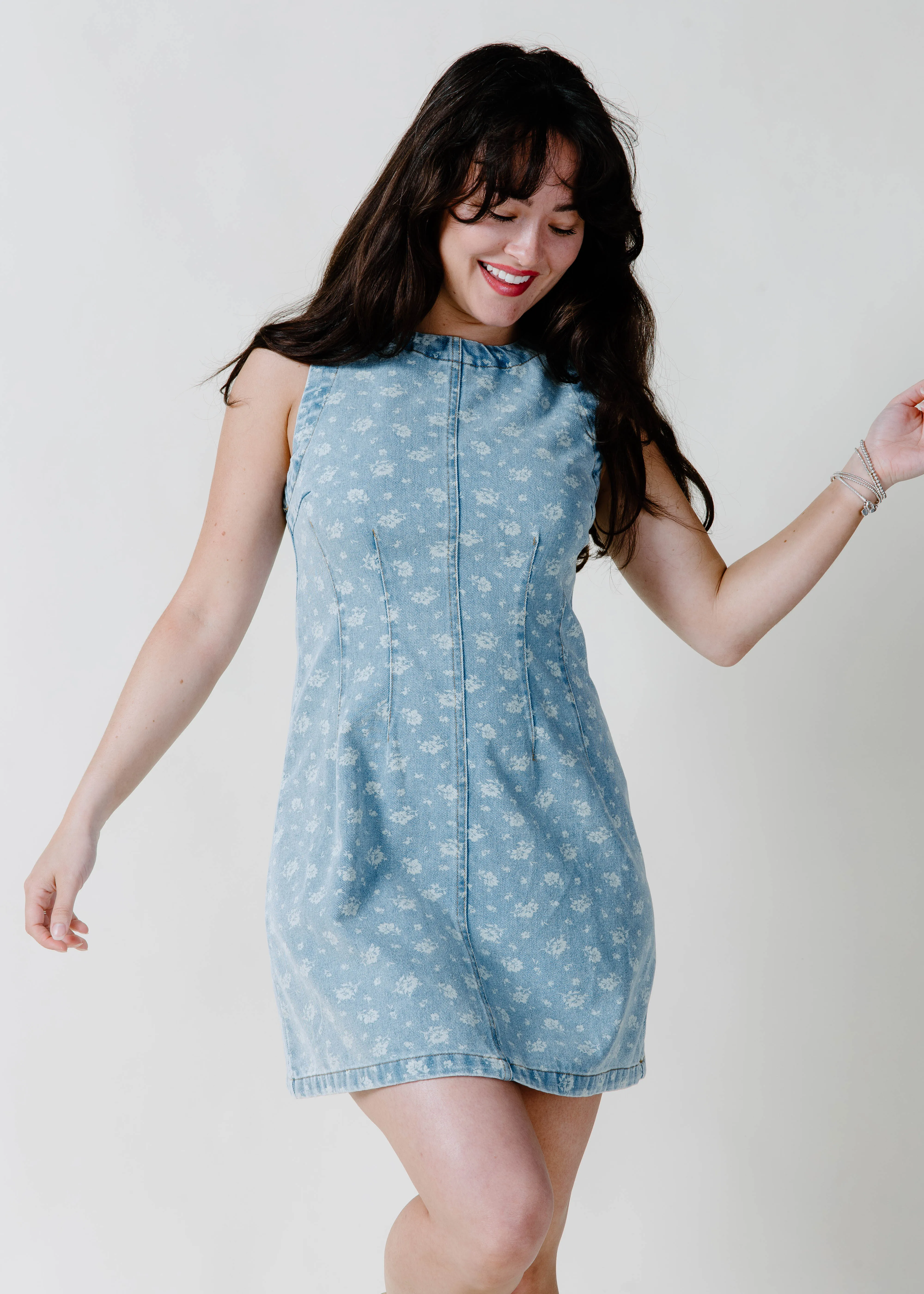 Maizy Denim Mini Dress sold by Vinnie Louise product image thumbnail 2