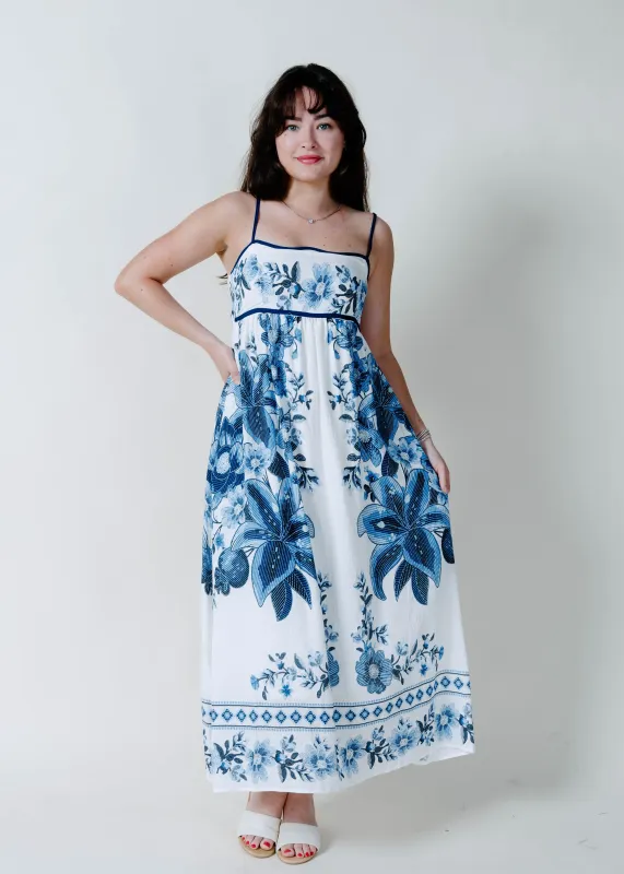 The Willyard Dress - Blue made by Blu Pepper