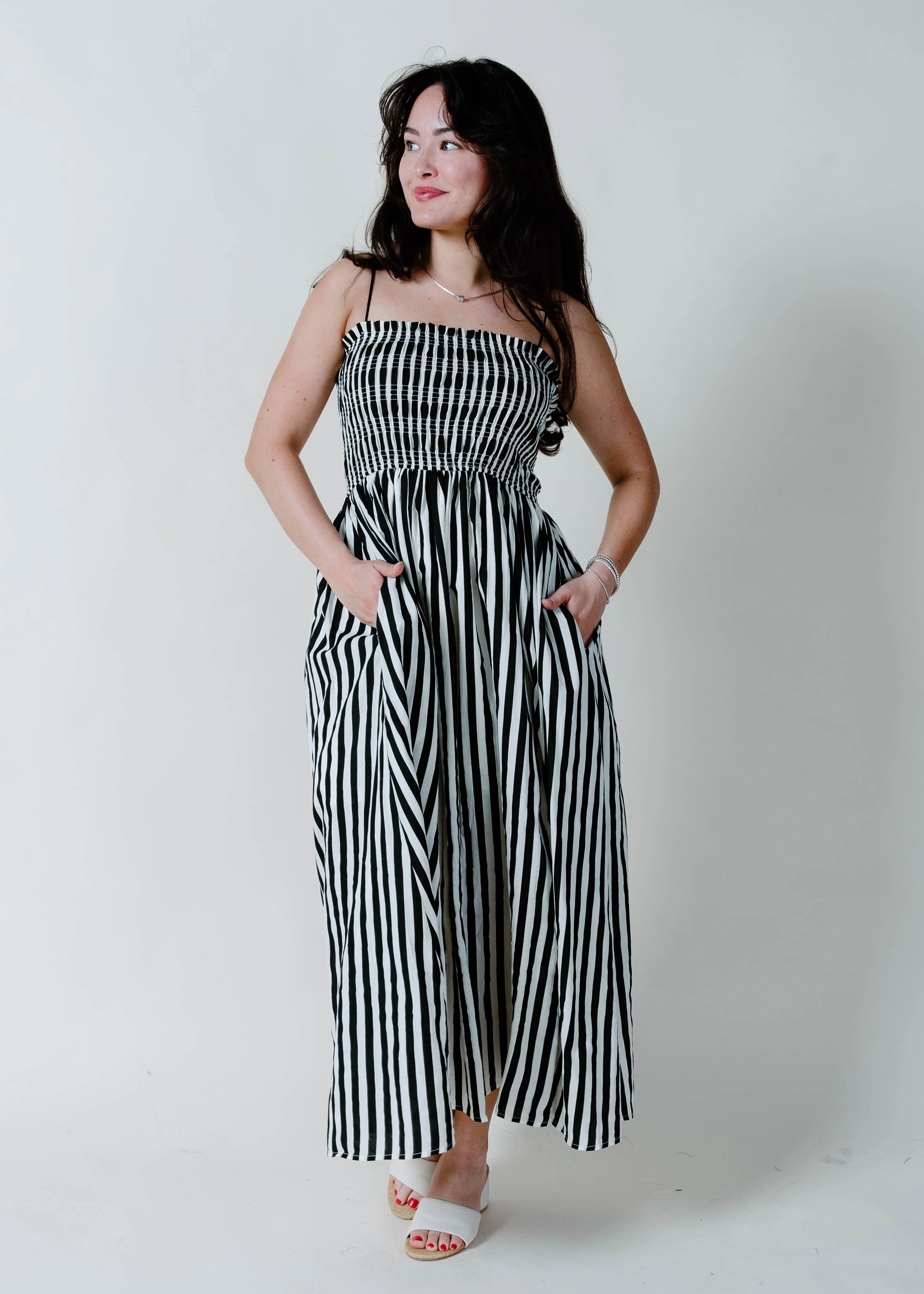 The Rowan Striped Midi Dress sold by Vinnie Louise product image thumbnail 4
