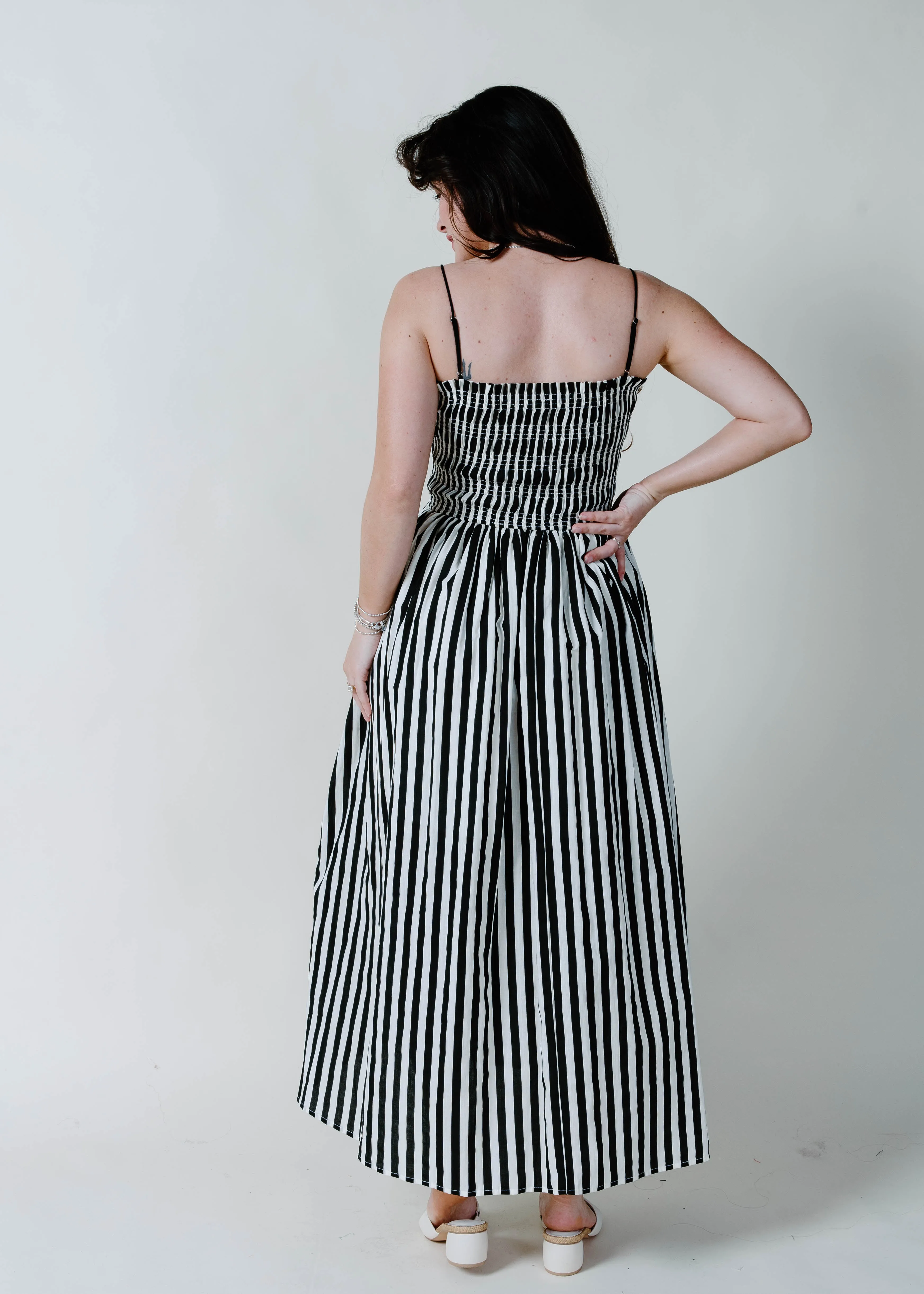 The Rowan Striped Midi Dress sold by Vinnie Louise product image thumbnail 5