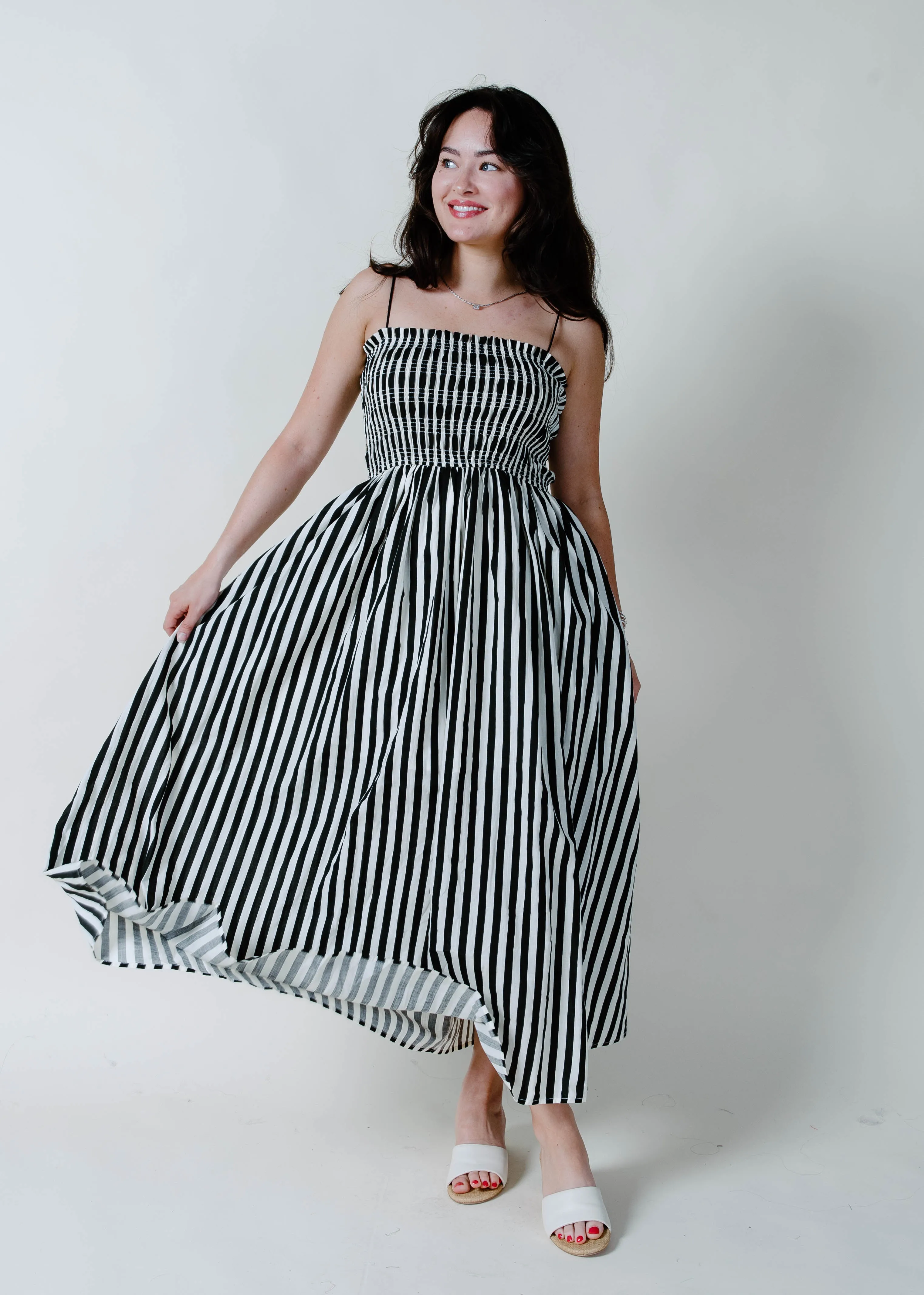 The Rowan Striped Midi Dress sold by Vinnie Louise product image thumbnail 2