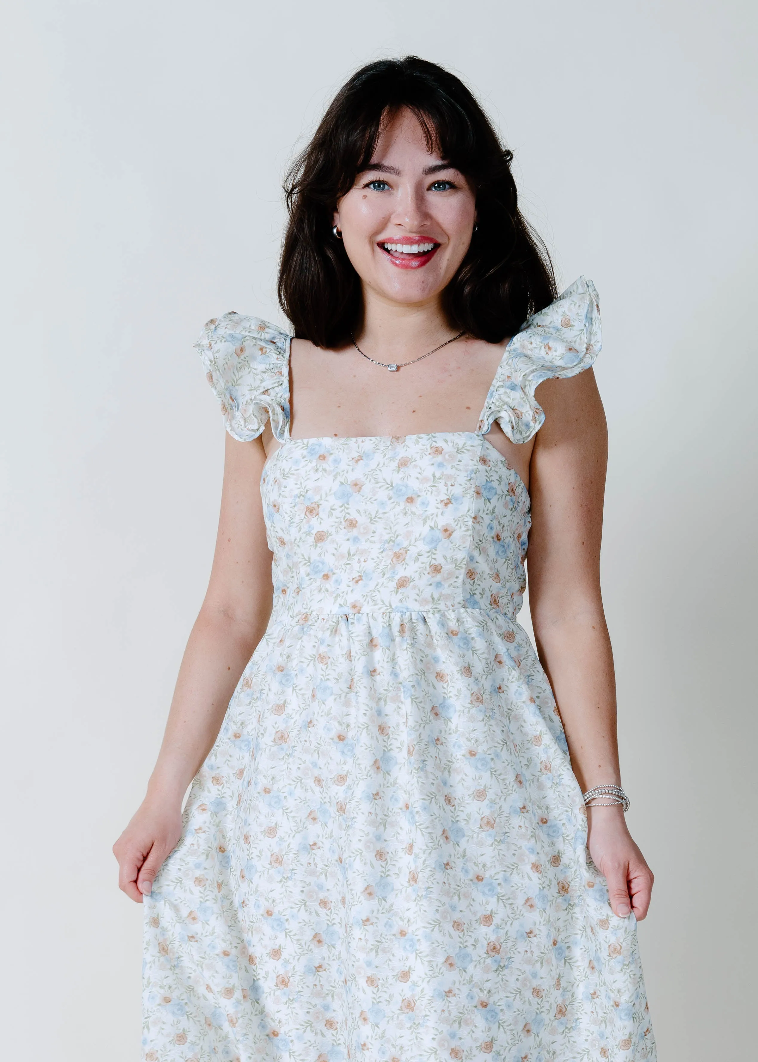 The Amara Midi Dress - Ivory sold by Vinnie Louise product image thumbnail 3