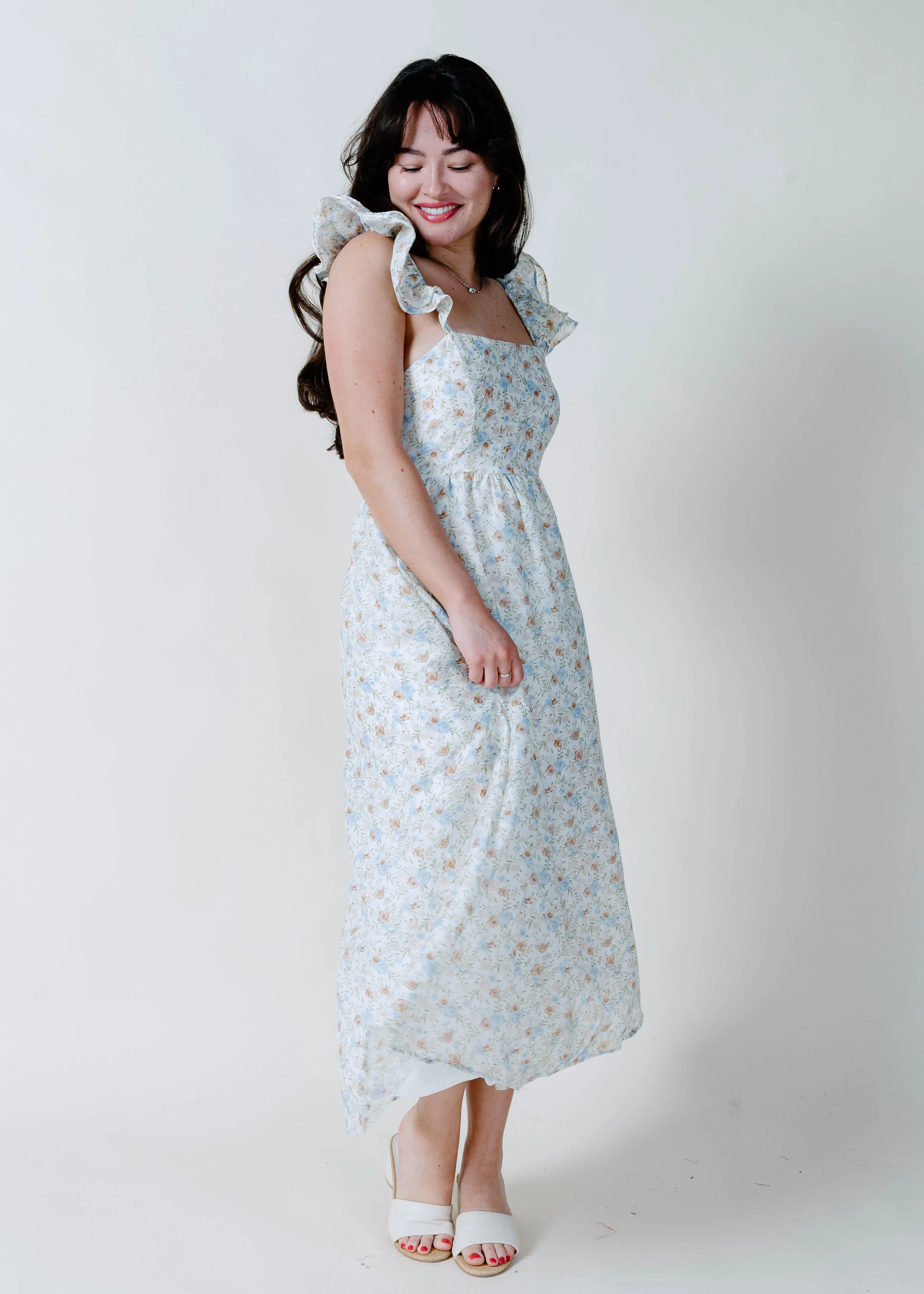 The Amara Midi Dress - Ivory sold by Vinnie Louise product image thumbnail 4