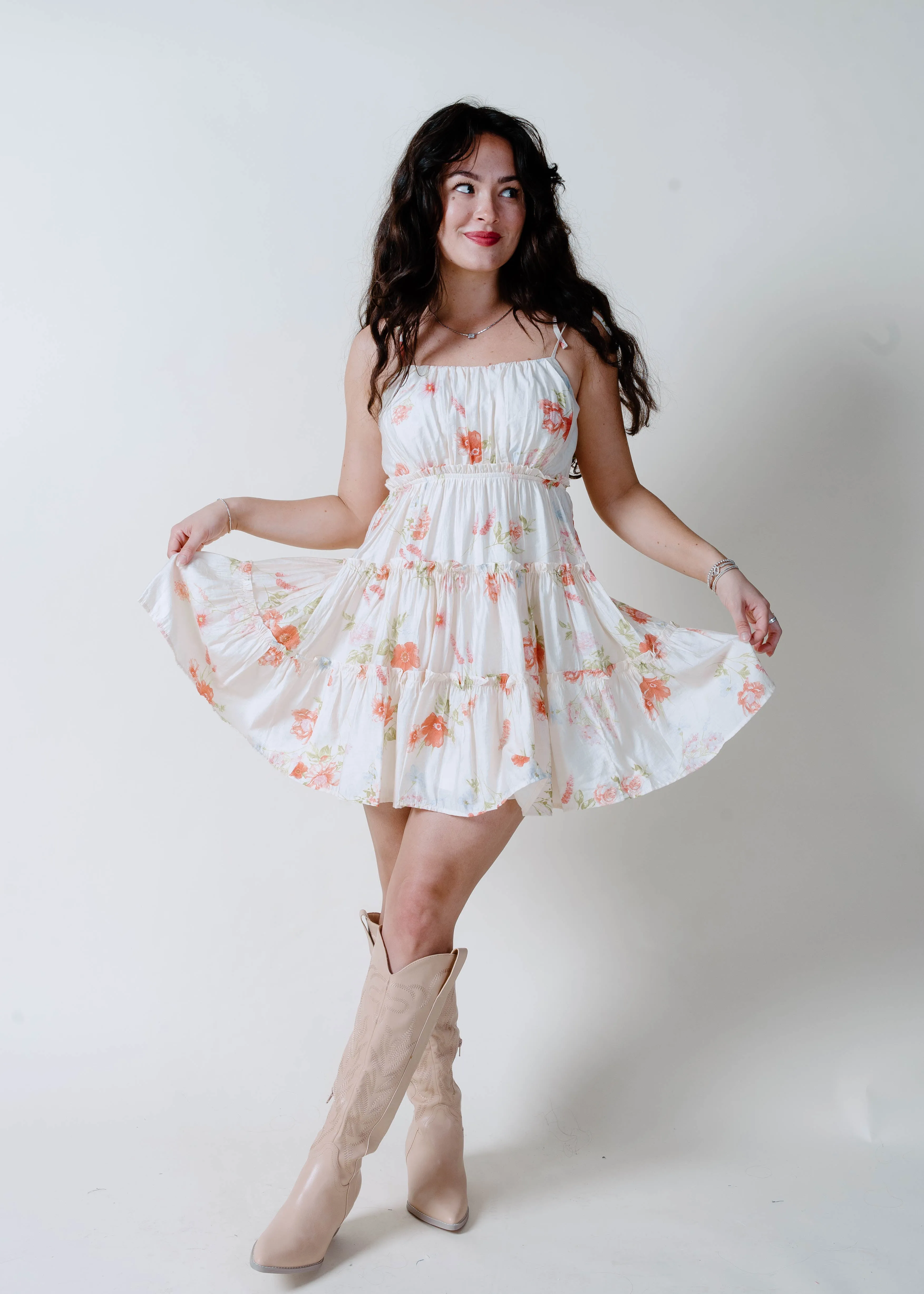 The Daira Floral Mini Dress sold by Vinnie Louise product image thumbnail 2