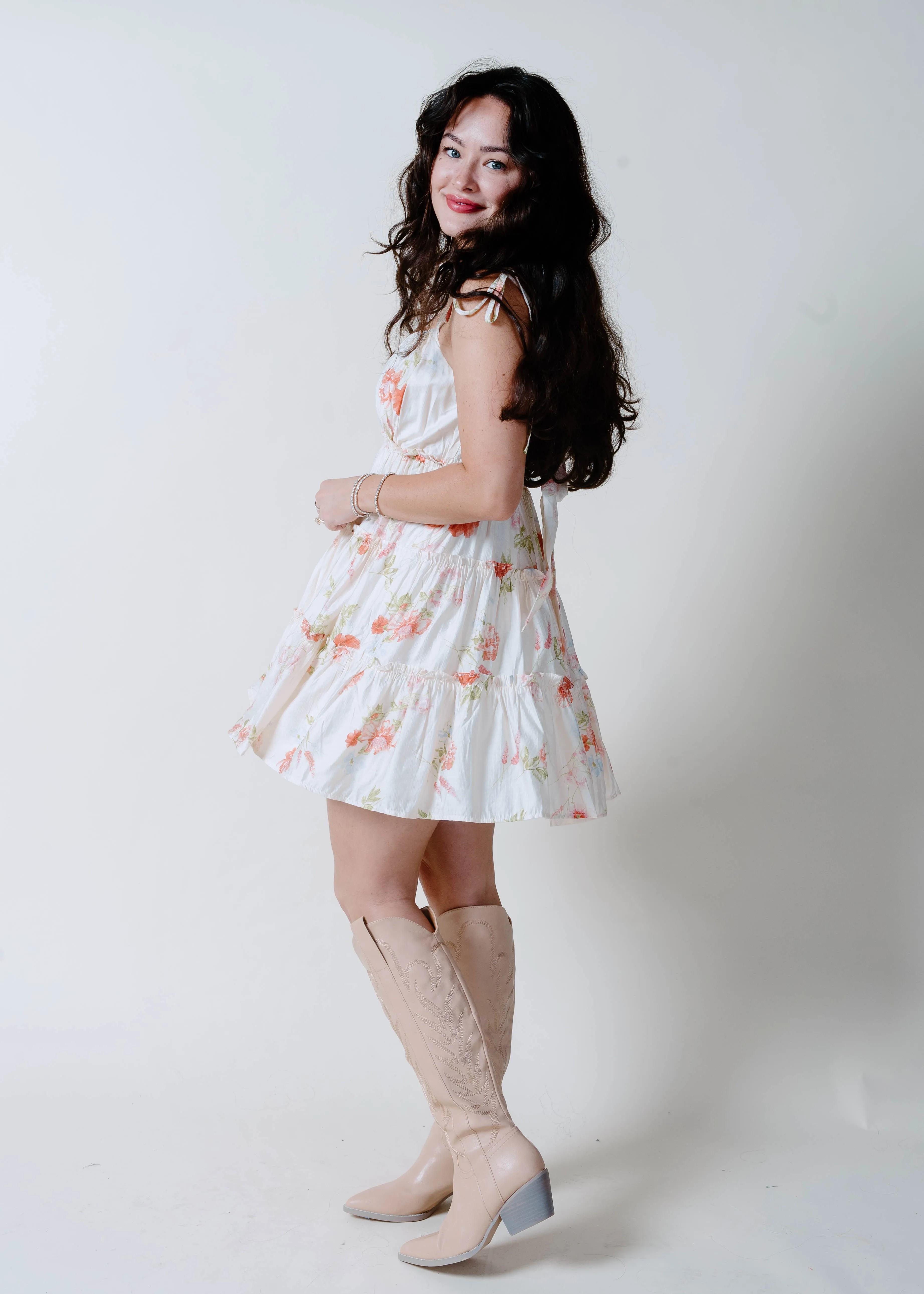 The Daira Floral Mini Dress sold by Vinnie Louise product image thumbnail 3