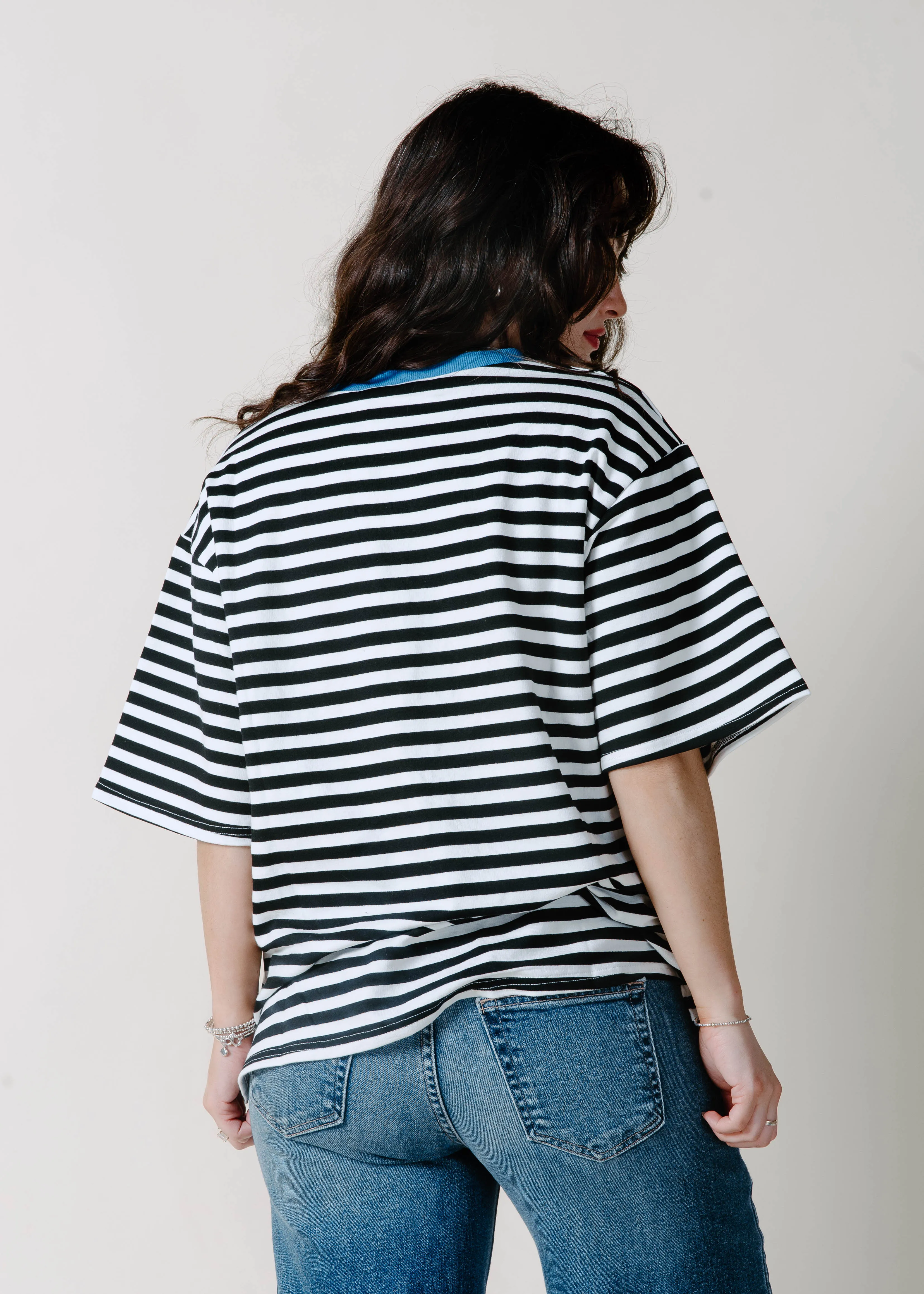 The Kellian Striped Top - Black sold by Vinnie Louise product image thumbnail 3