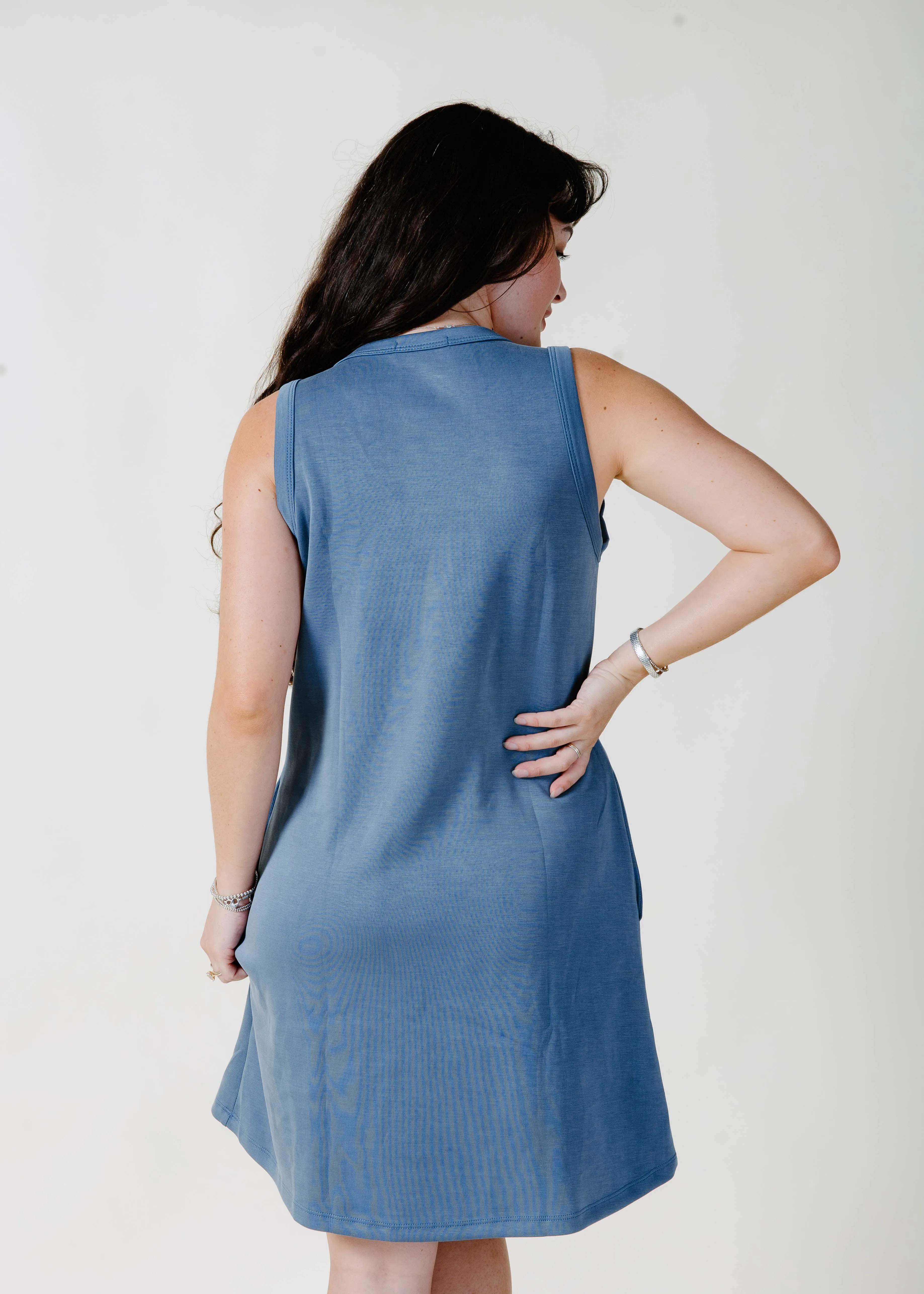 Adaleide Mini Dress - Denim sold by Vinnie Louise product image thumbnail 5