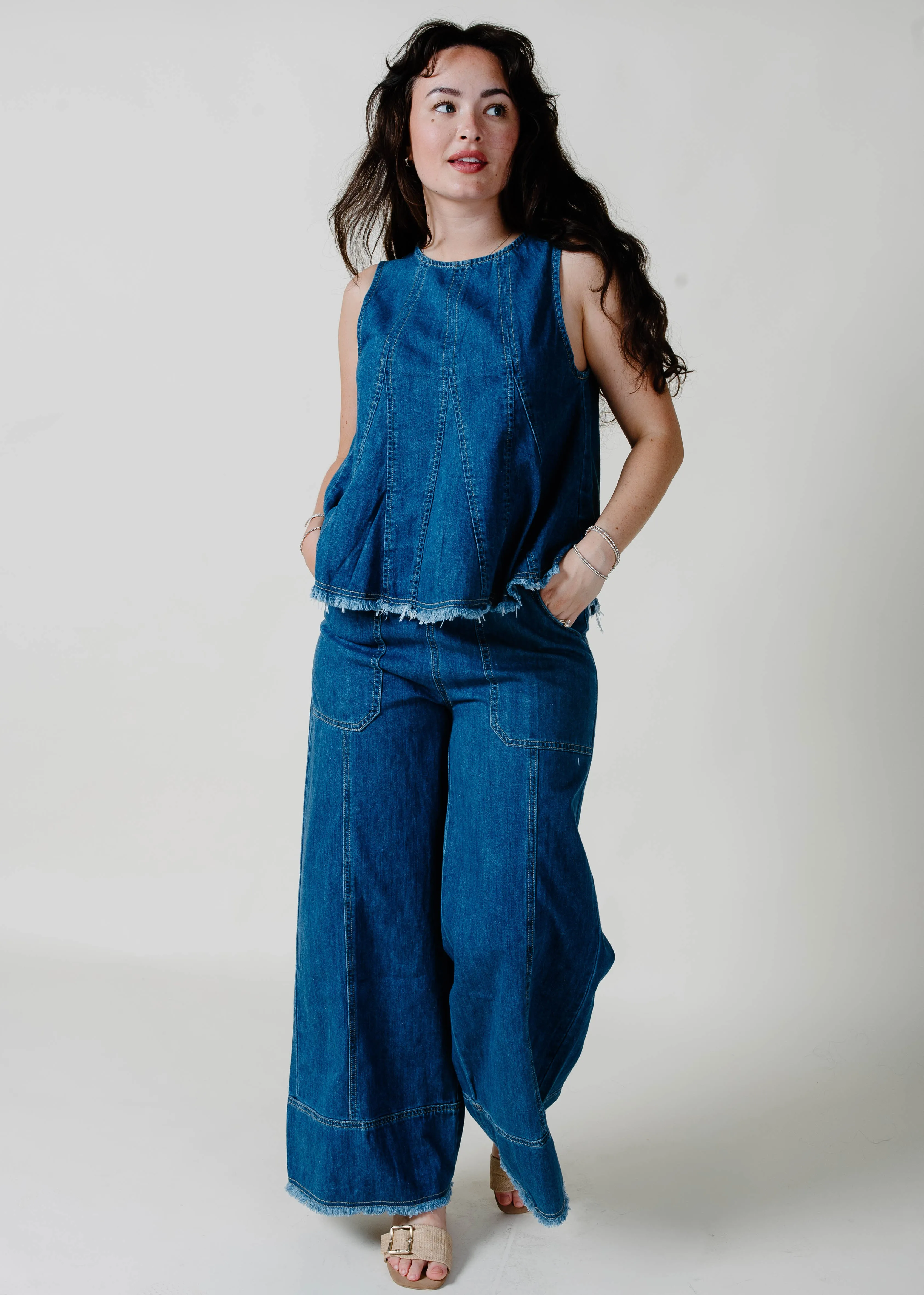 Tayler Denim Pants Set sold by Vinnie Louise product image thumbnail 3