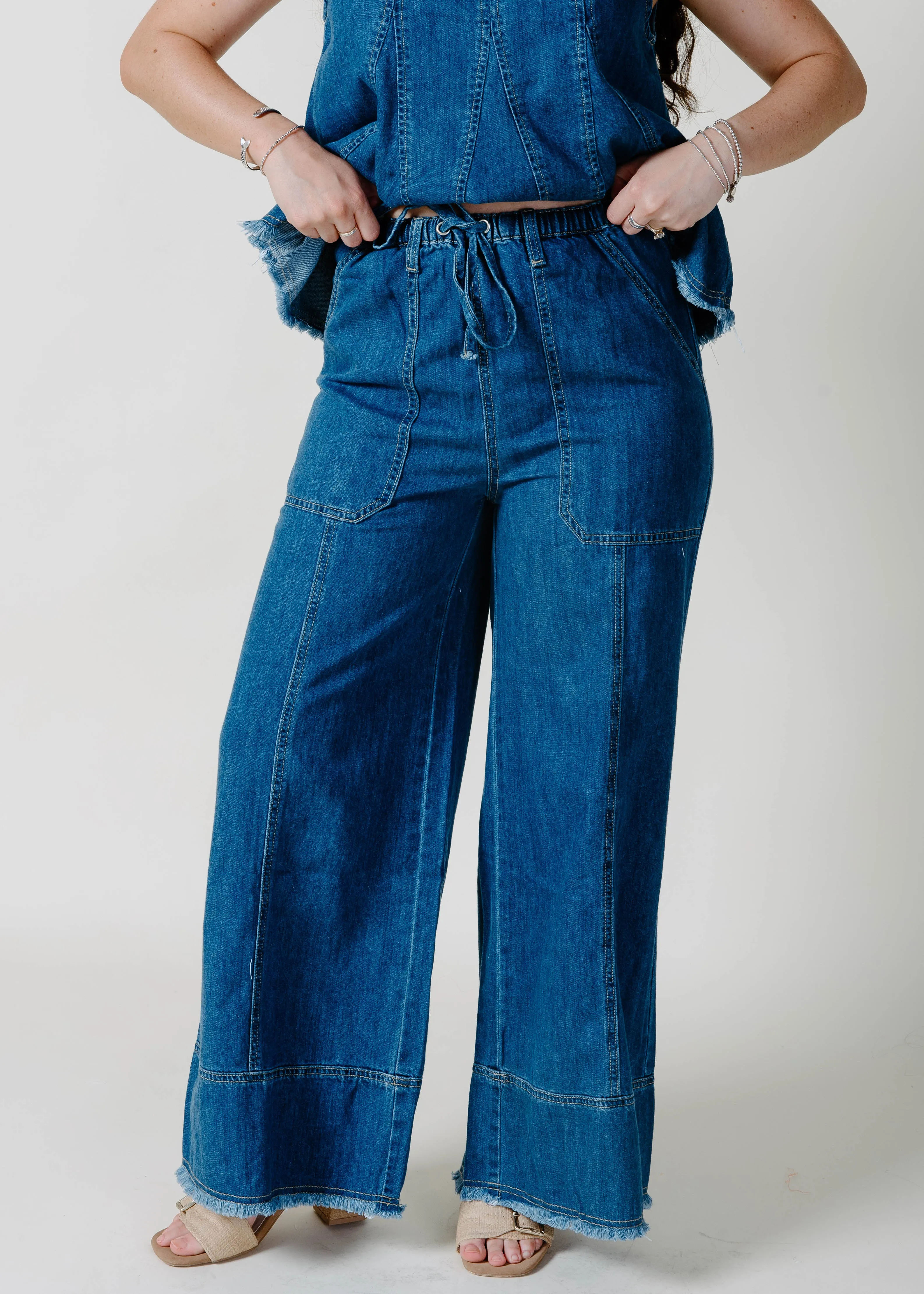 Tayler Denim Pants Set sold by Vinnie Louise product image thumbnail 5