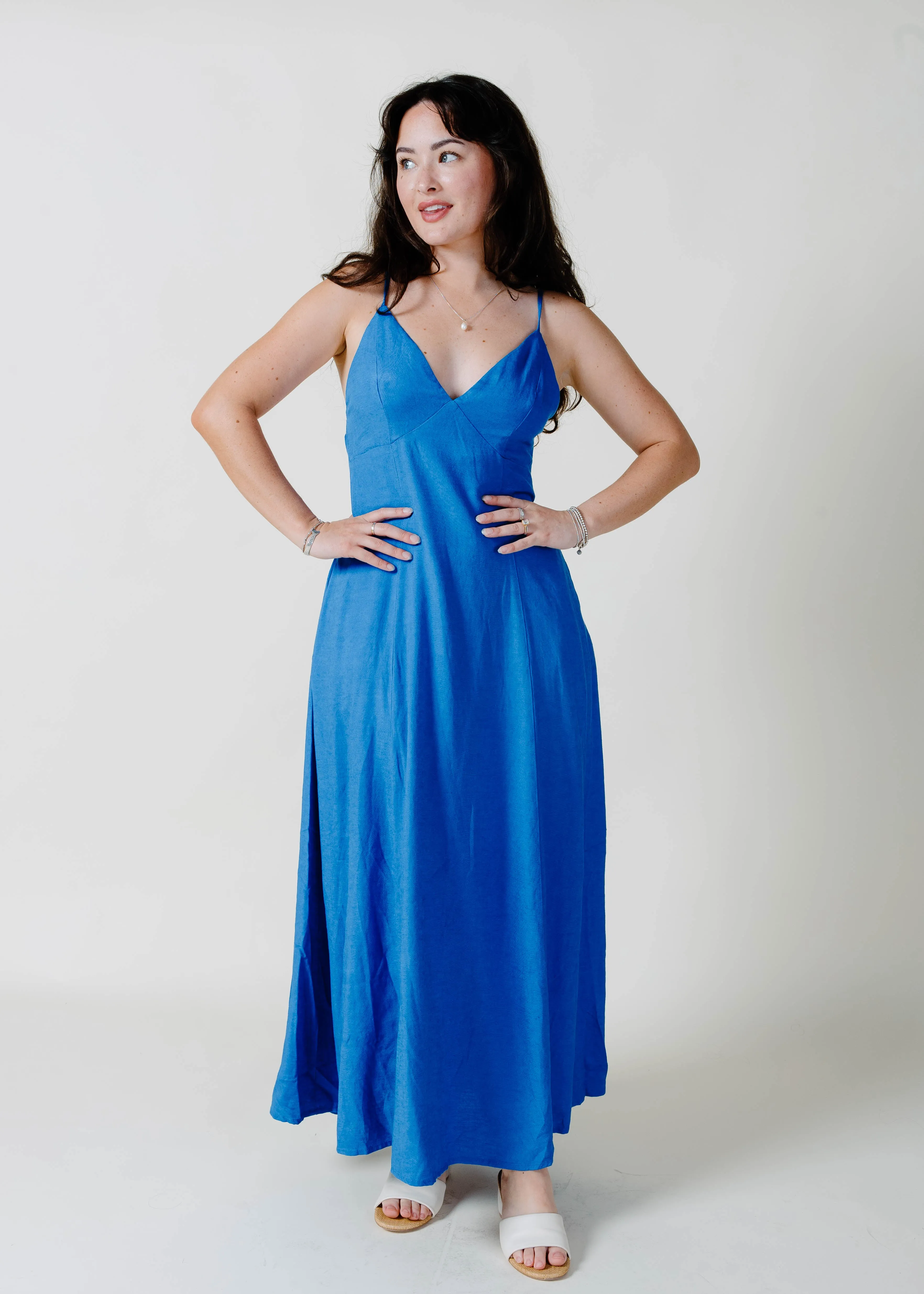 The Bluegrass Open Back Maxi Dress sold by Vinnie Louise product image thumbnail 5