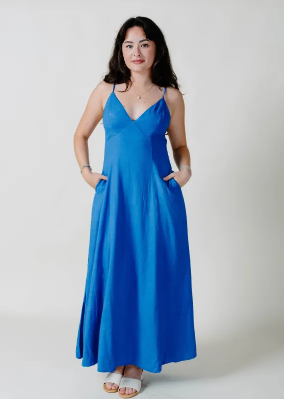 The Bluegrass Open Back Maxi Dress made by ILLA ILLA