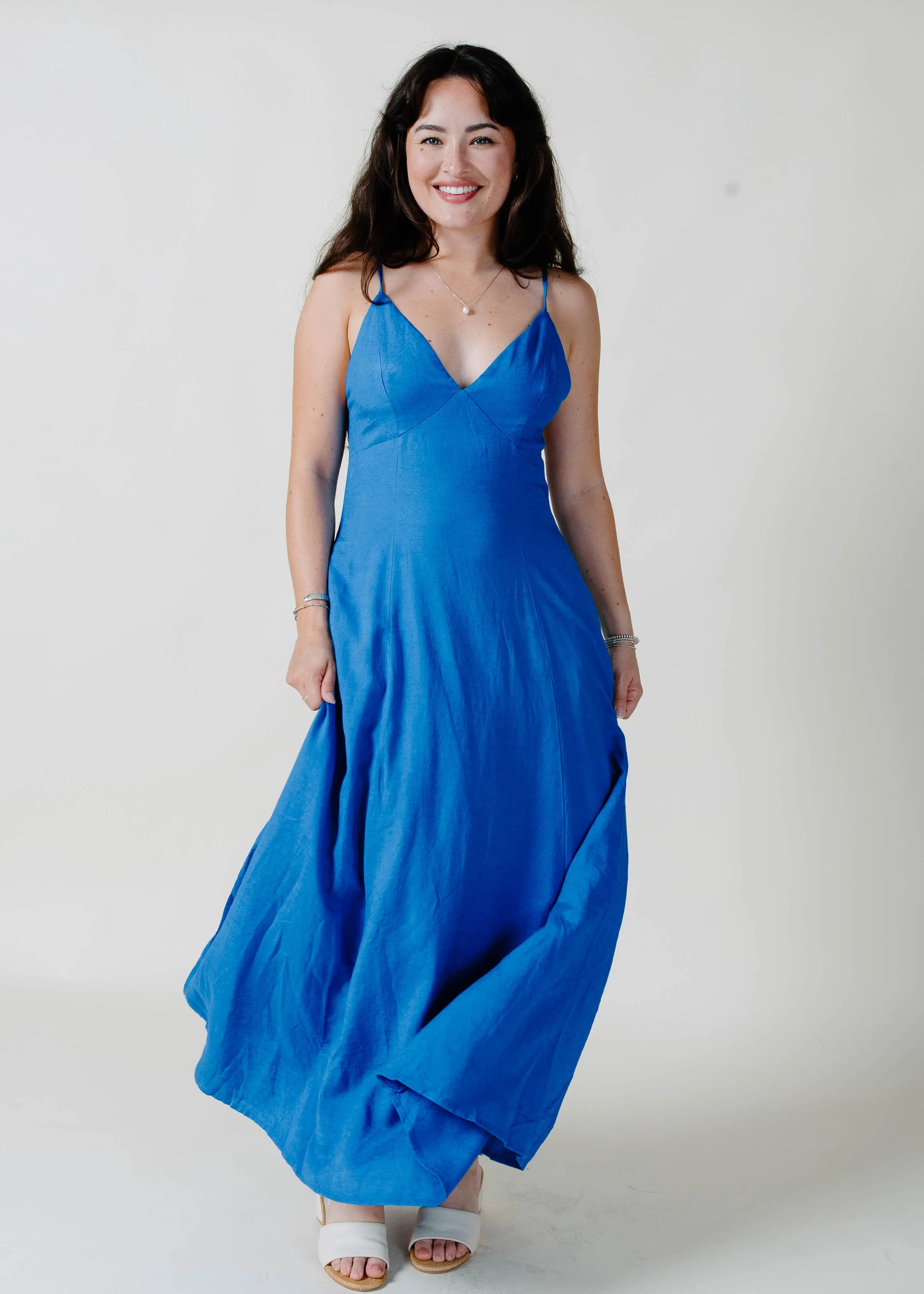 The Bluegrass Open Back Maxi Dress sold by Vinnie Louise product image thumbnail 4