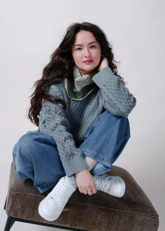 Raney Round Neck Sweater made by mioumuse