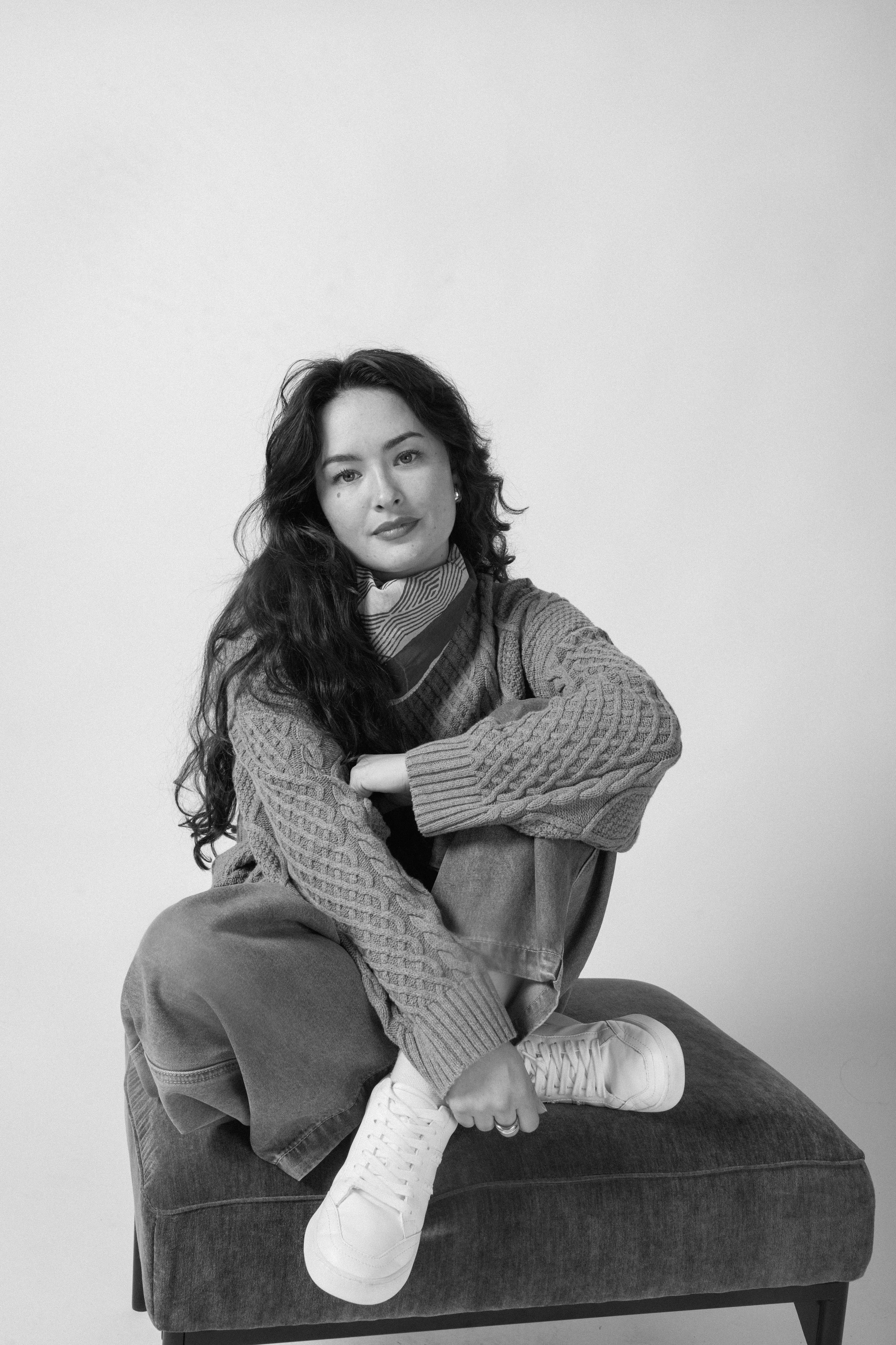 Raney Round Neck Sweater sold by Vinnie Louise product image thumbnail 4
