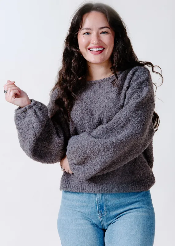 Forever Better Sweater - Mocha made by Blu Pepper