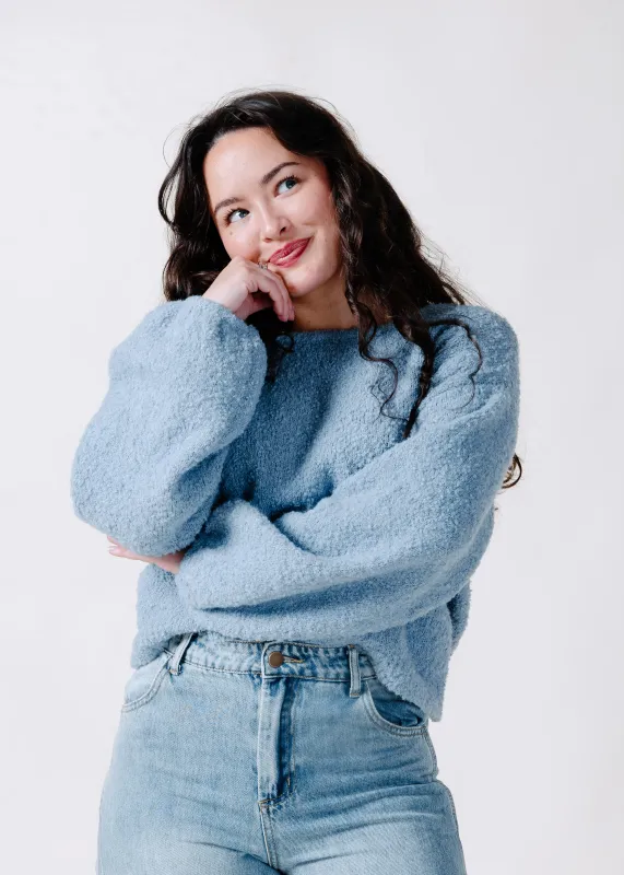 Forever Better Sweater - Blue made by Blu Pepper
