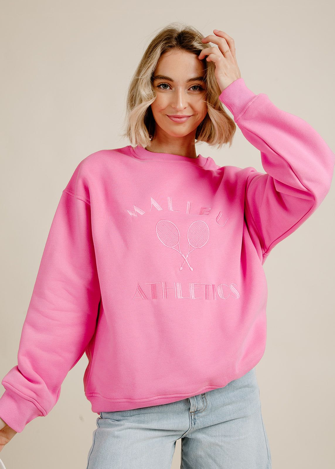 Malibu Athletics Pullover -Pink sold by Vinnie Louise product image thumbnail 3