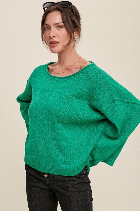 Lucy Pullover - Green sold by Vinnie Louise product image thumbnail 2