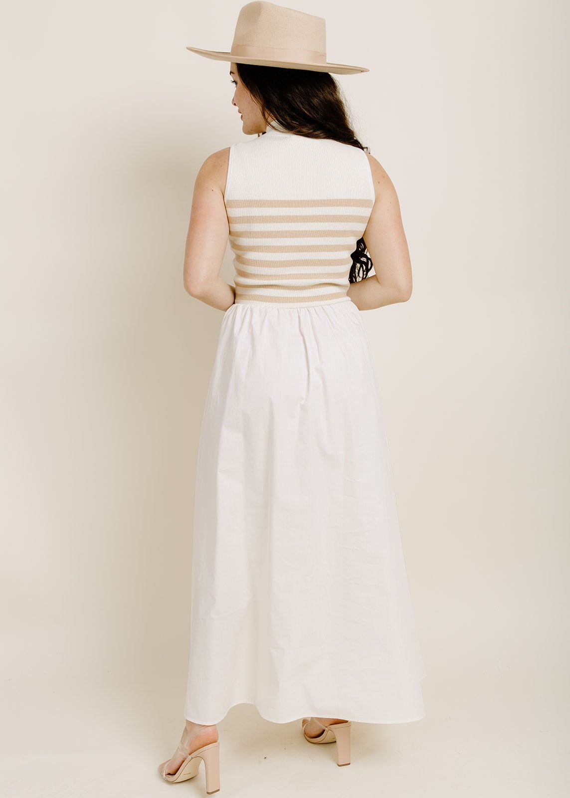 Nico Maxi Dress - Beige sold by Vinnie Louise product image thumbnail 3