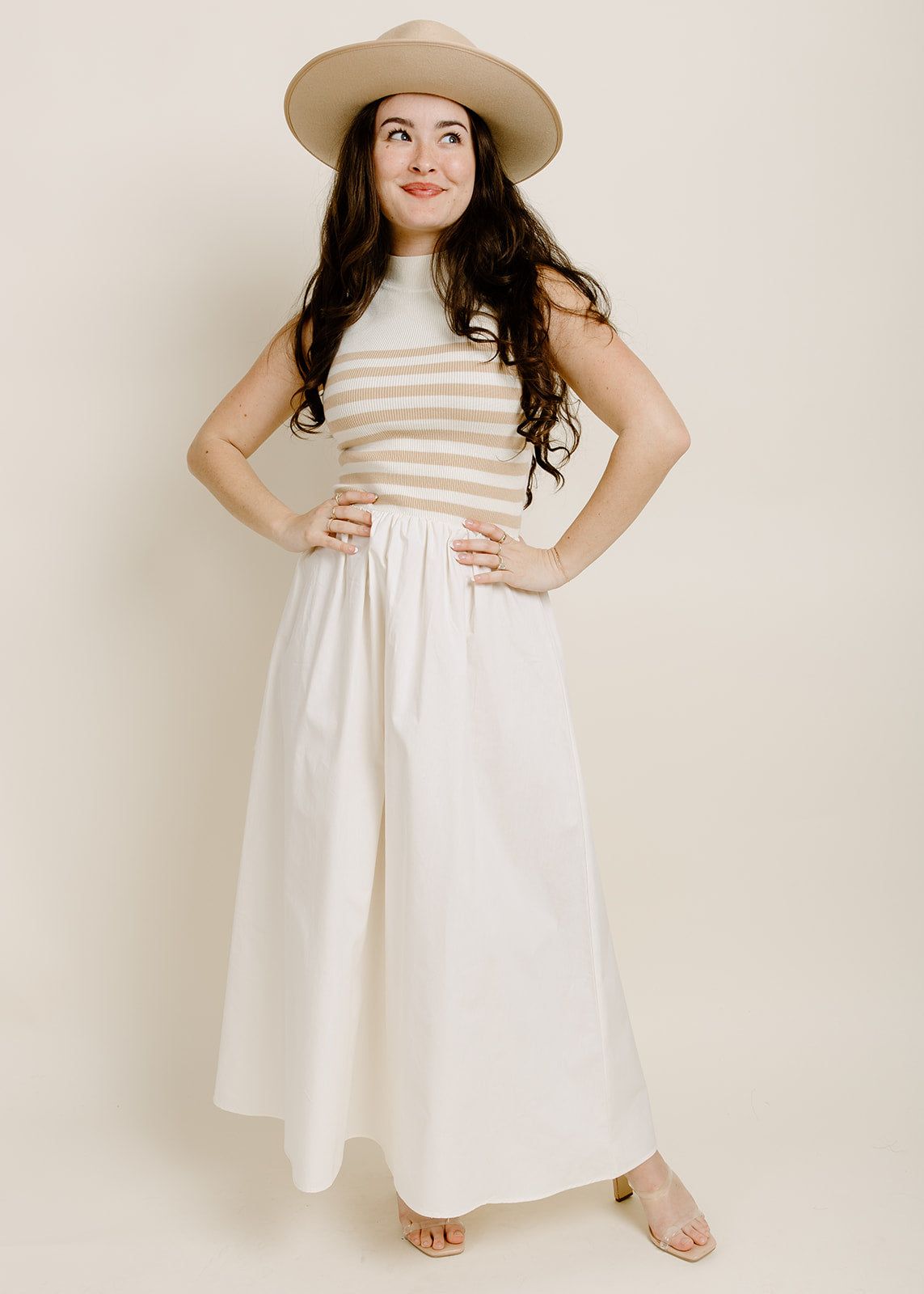 Nico Maxi Dress - Beige sold by Vinnie Louise