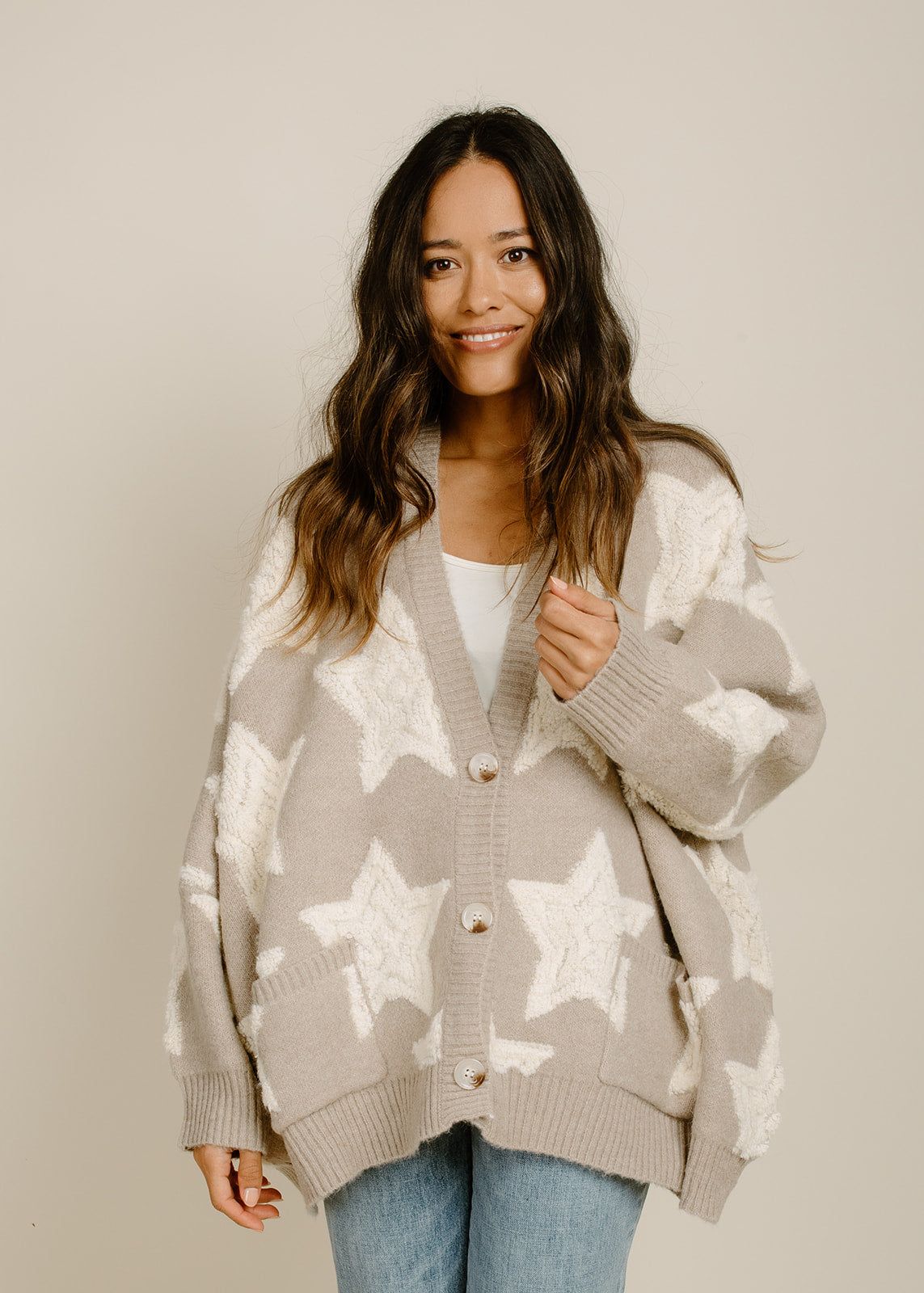 Maven Cardigan - Taupe sold by Vinnie Louise product image thumbnail 7