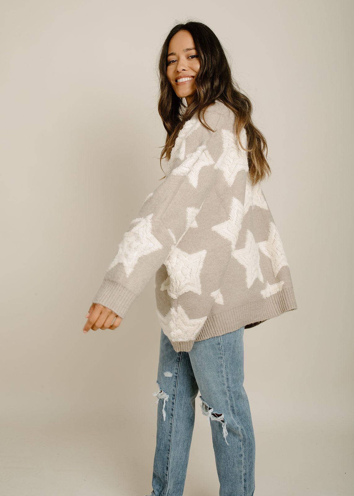 Maven Cardigan - Taupe sold by Vinnie Louise product image thumbnail 8