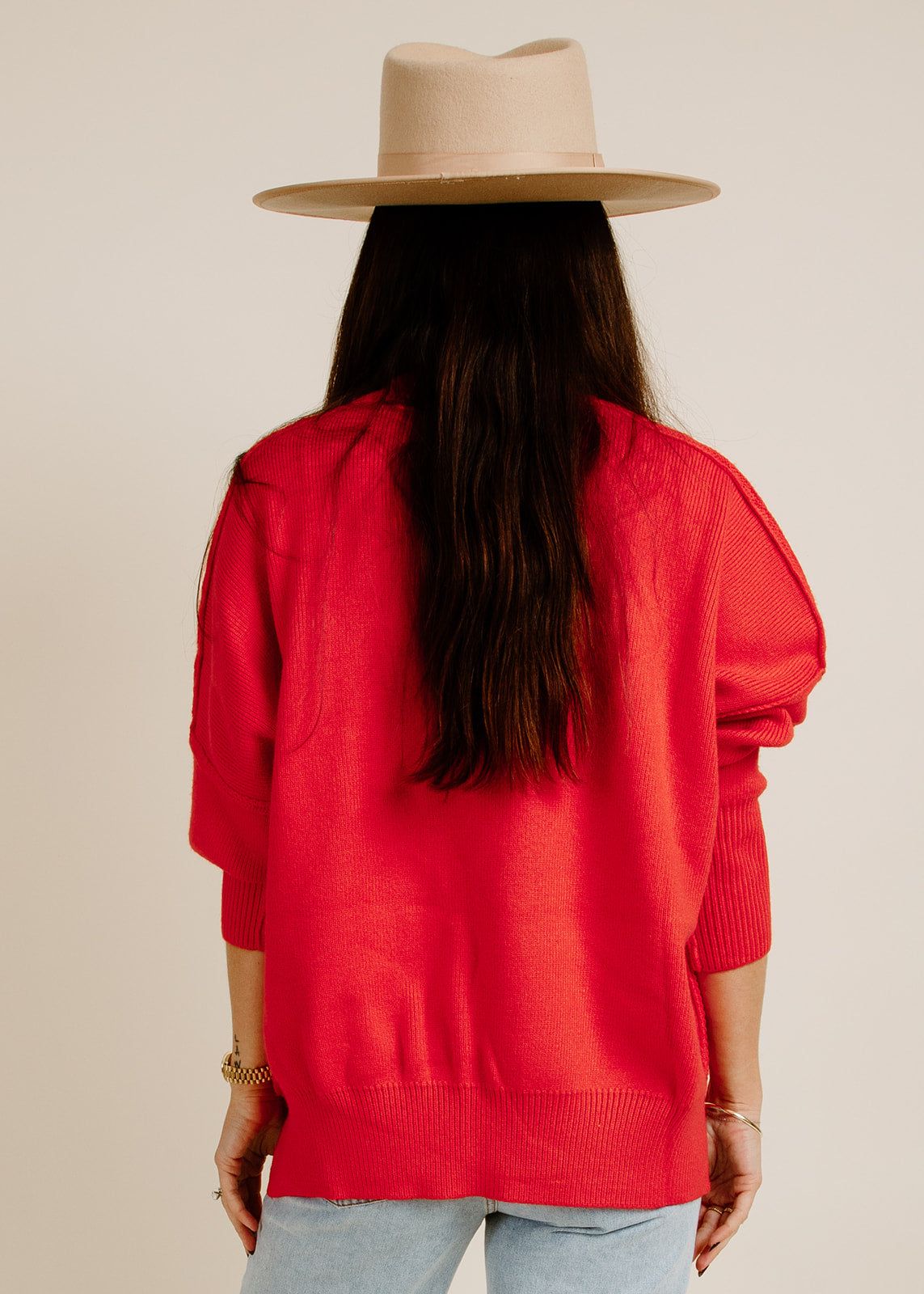 Harvey Sweater - Red sold by Vinnie Louise product image thumbnail 4