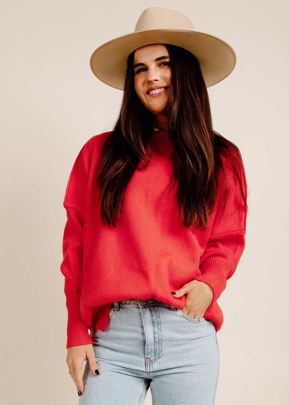 Harvey Sweater - Red sold by Vinnie Louise product image thumbnail 3