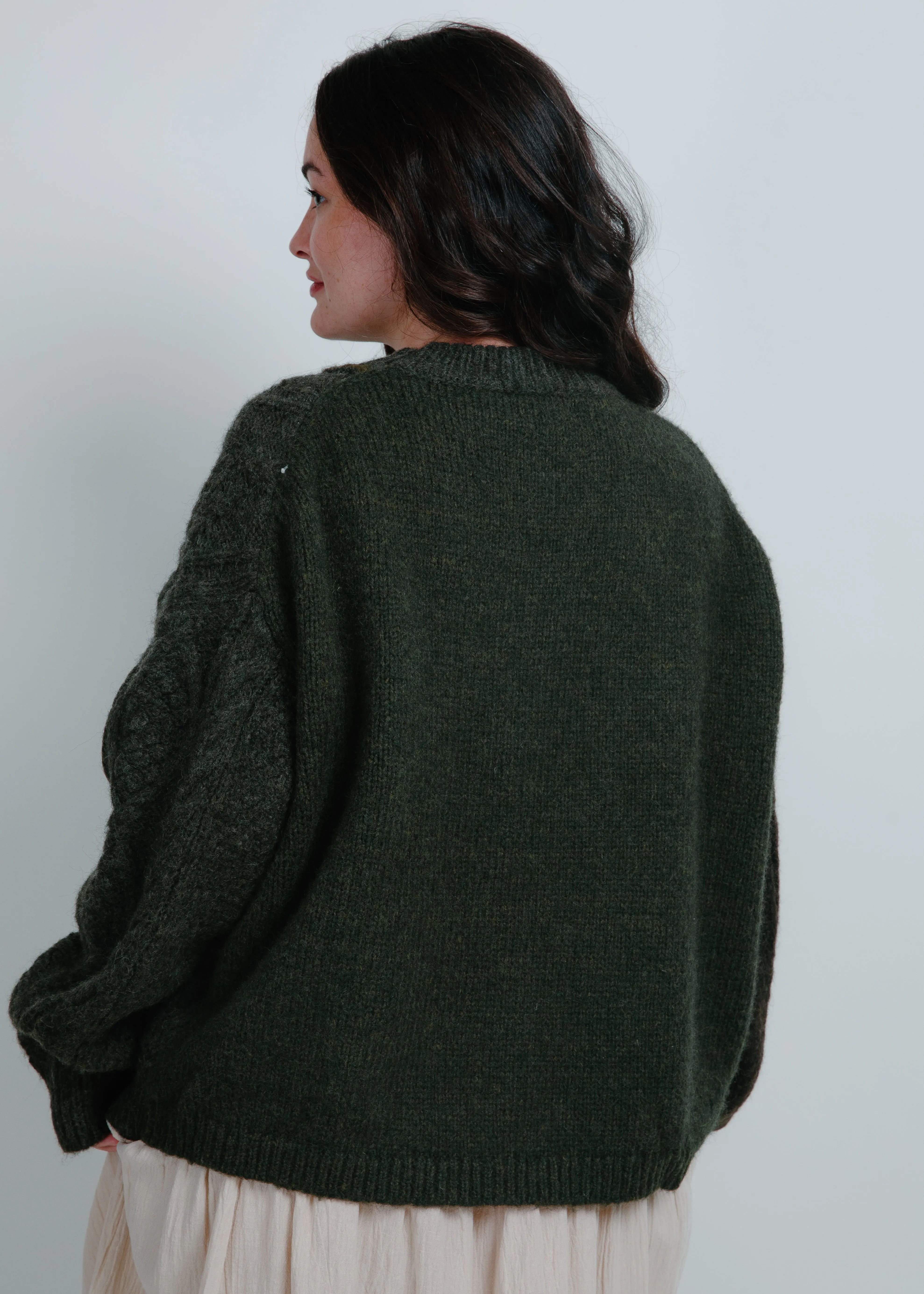 Sweet Melody Colorblock Sweater - Olive sold by Vinnie Louise product image thumbnail 4