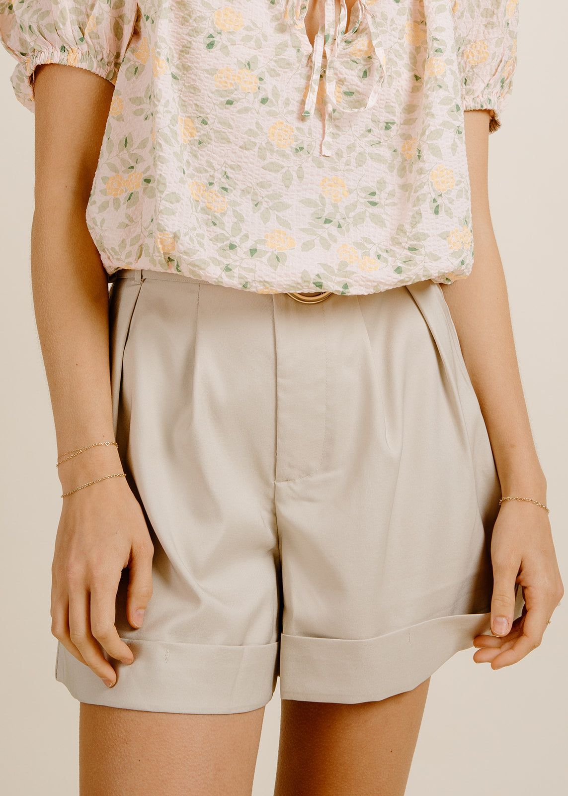 Dylan Shorts - Stone sold by Vinnie Louise product image thumbnail 7