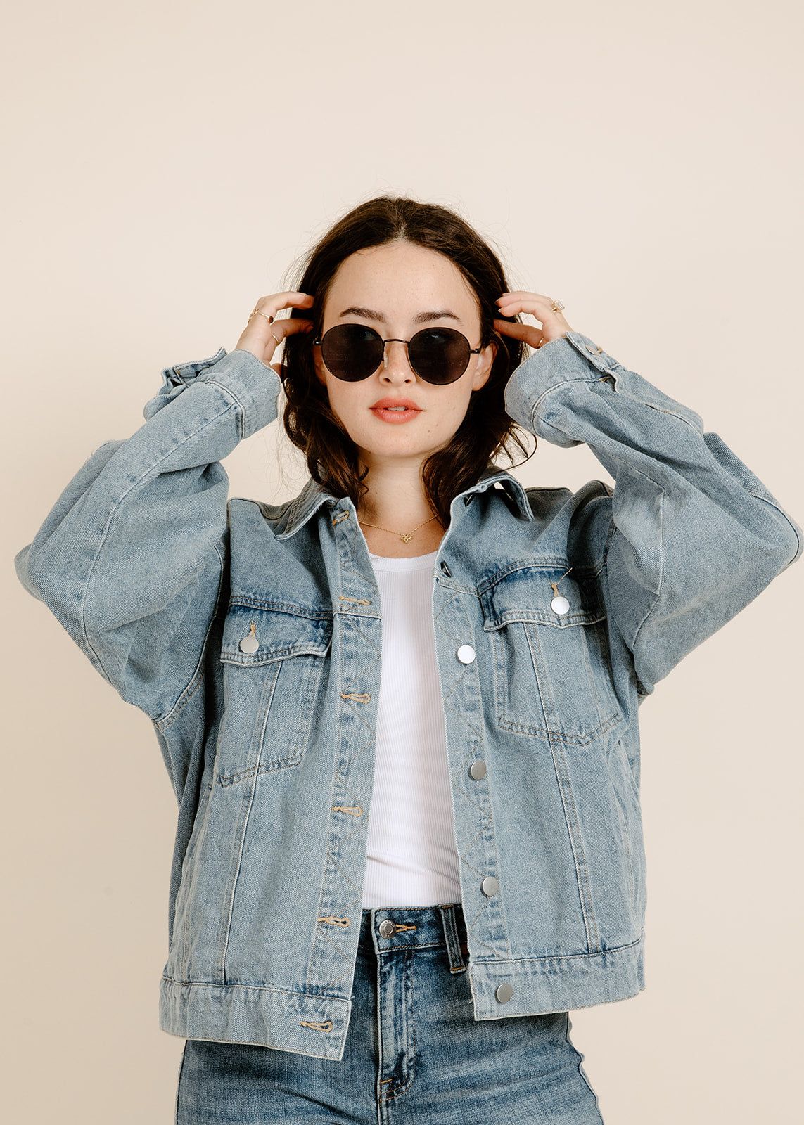 Leighton Denim Jacket sold by Vinnie Louise product image thumbnail 2