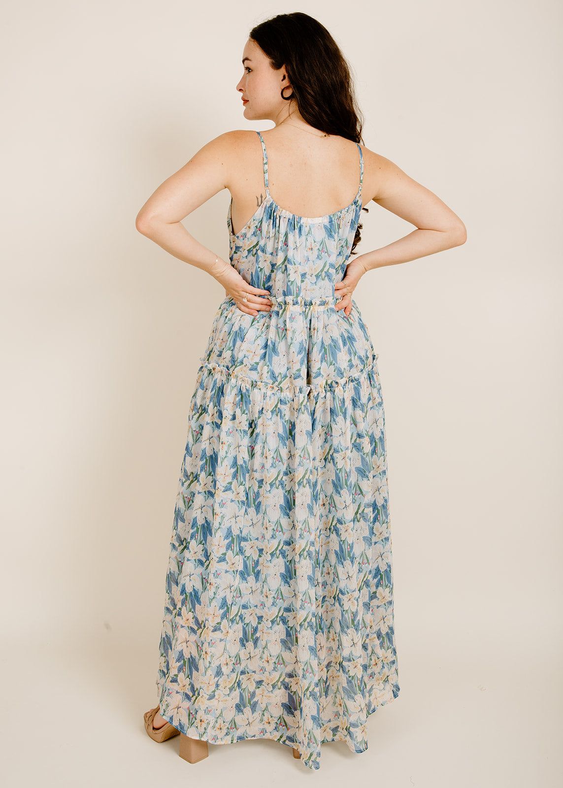 Meredith Maxi Dress - Blue sold by Vinnie Louise product image thumbnail 3