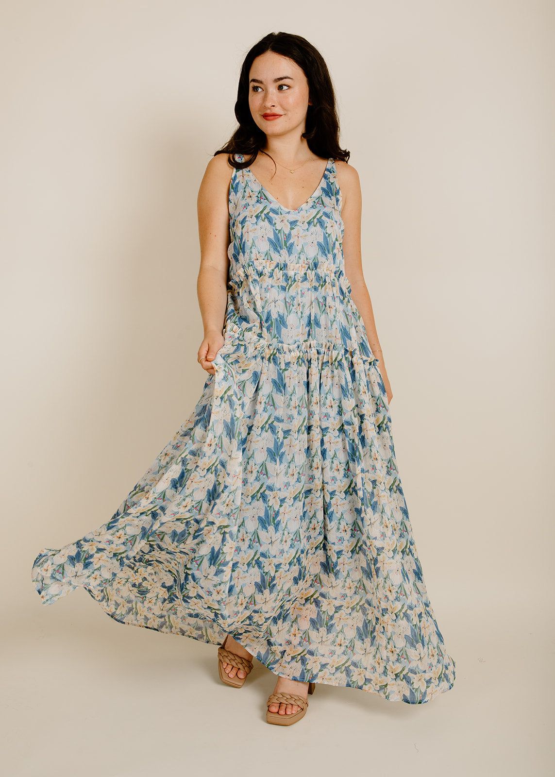 Meredith Maxi Dress - Blue sold by Vinnie Louise