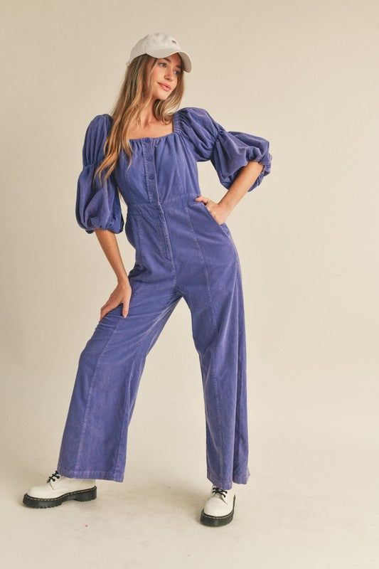 Maude Jumpsuit - Violet sold by Vinnie Louise