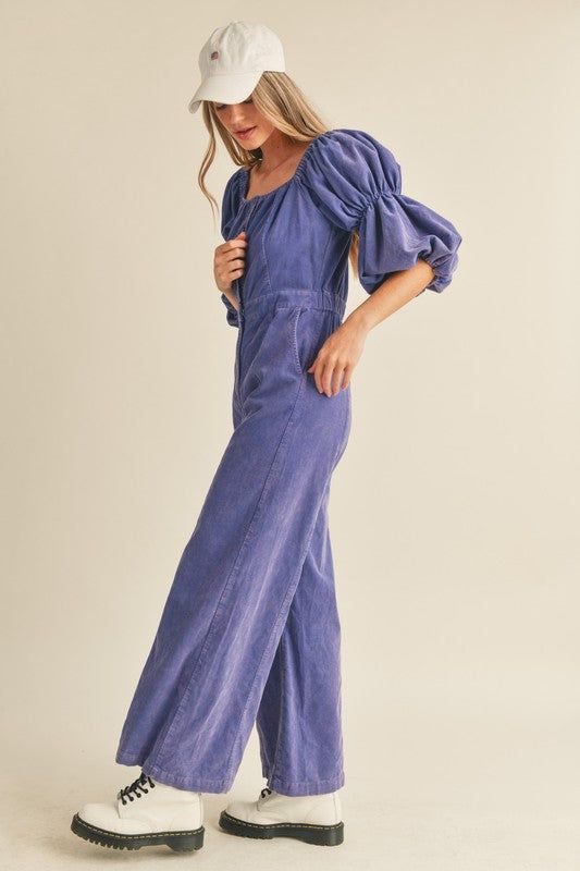 Maude Jumpsuit - Violet sold by Vinnie Louise product image thumbnail 2