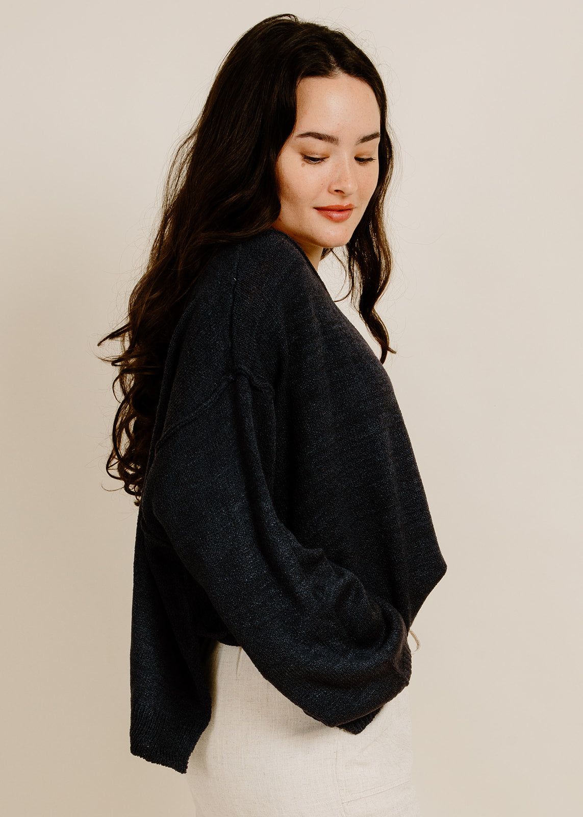 Lucy Pullover - Navy sold by Vinnie Louise product image thumbnail 4