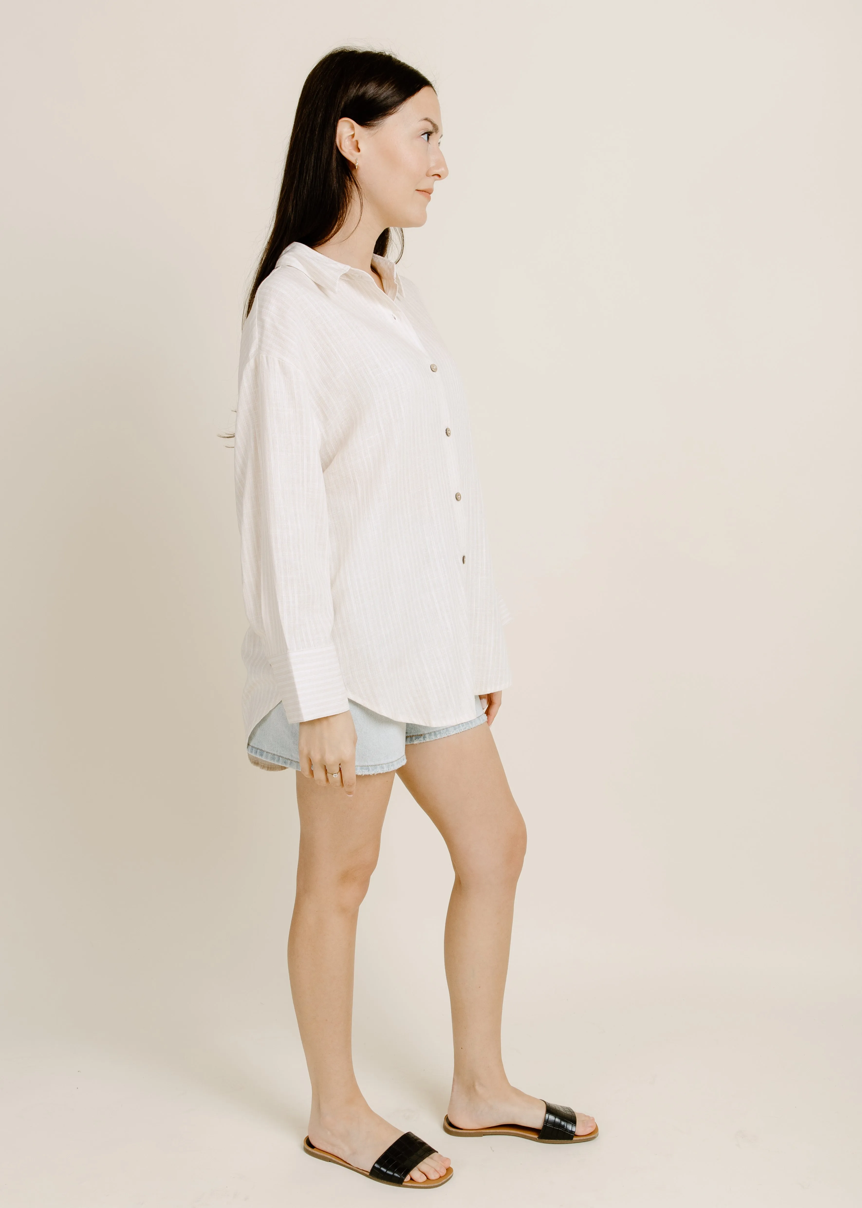 McGuire Button Up - Beige sold by Vinnie Louise product image thumbnail 3