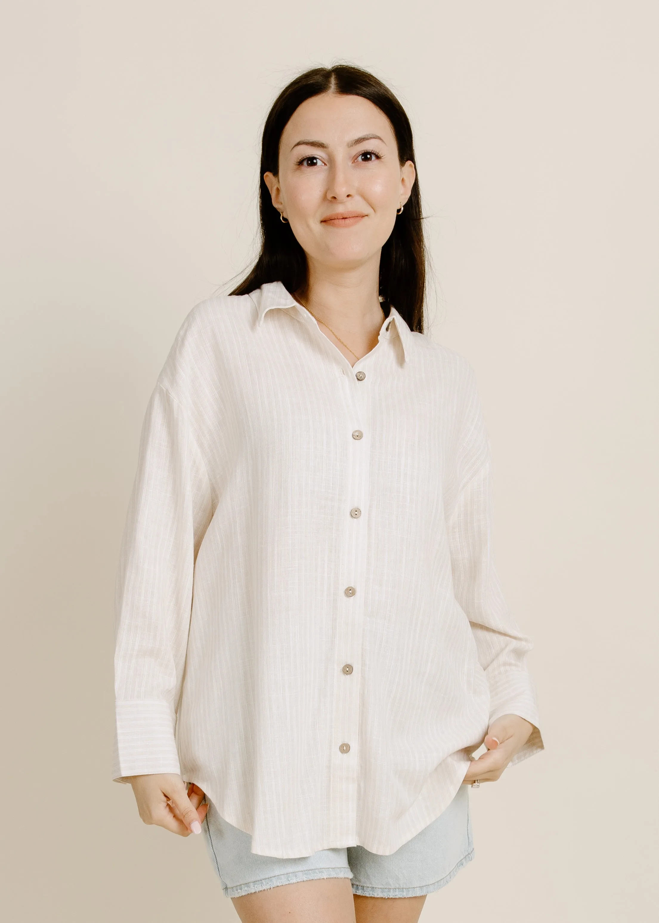McGuire Button Up - Beige sold by Vinnie Louise product image thumbnail 2