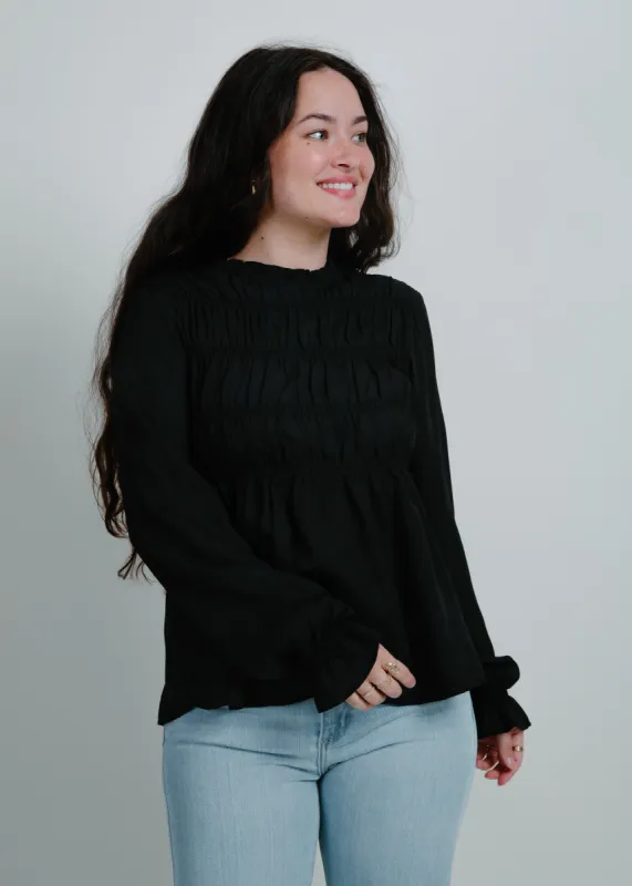 Stacy Blouse - Black sold by Vinnie Louise