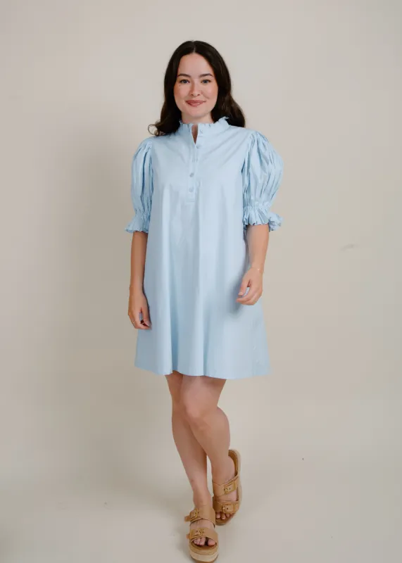 Jane Mini Dress - Blue sold by Vinnie Louise