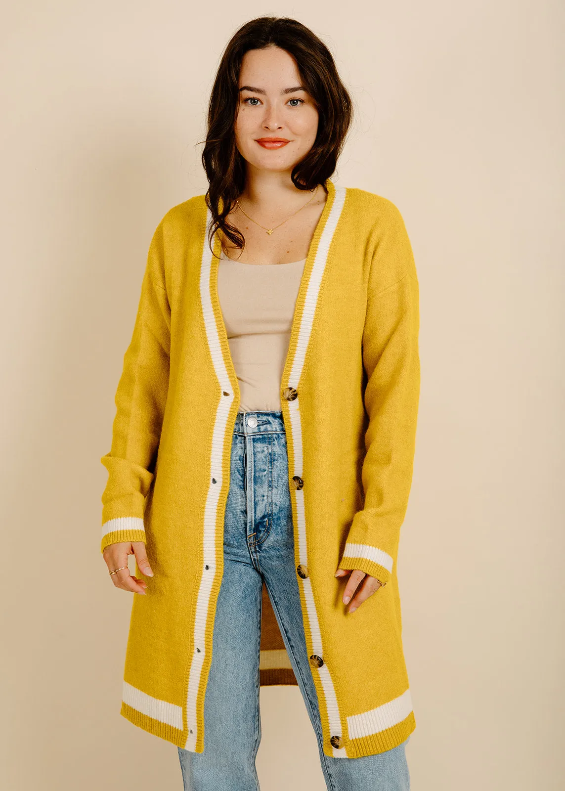 Feliz Vintage Cardigan - Yellow sold by Vinnie Louise product image thumbnail 4