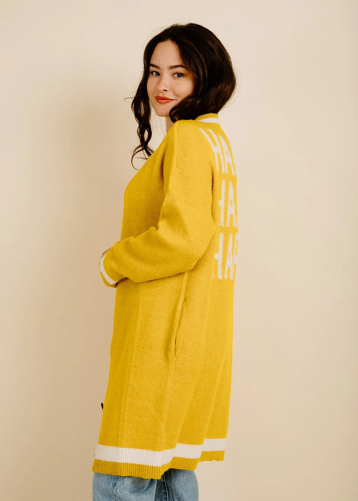 Feliz Vintage Cardigan - Yellow sold by Vinnie Louise product image thumbnail 3