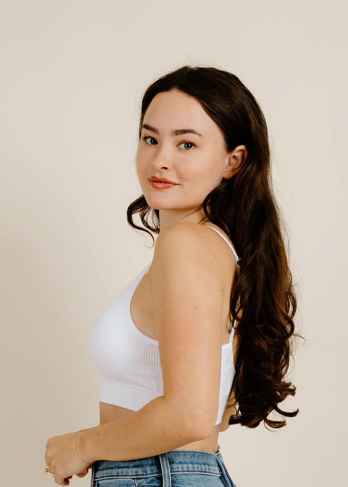 Pasha Padded Bralette - White sold by Vinnie Louise product image thumbnail 2